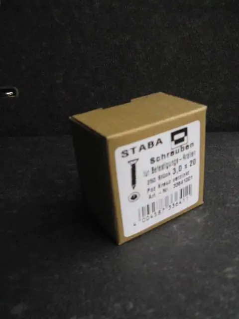 Staba Schrauben 2,5 x 16 mm - 250 Stk.