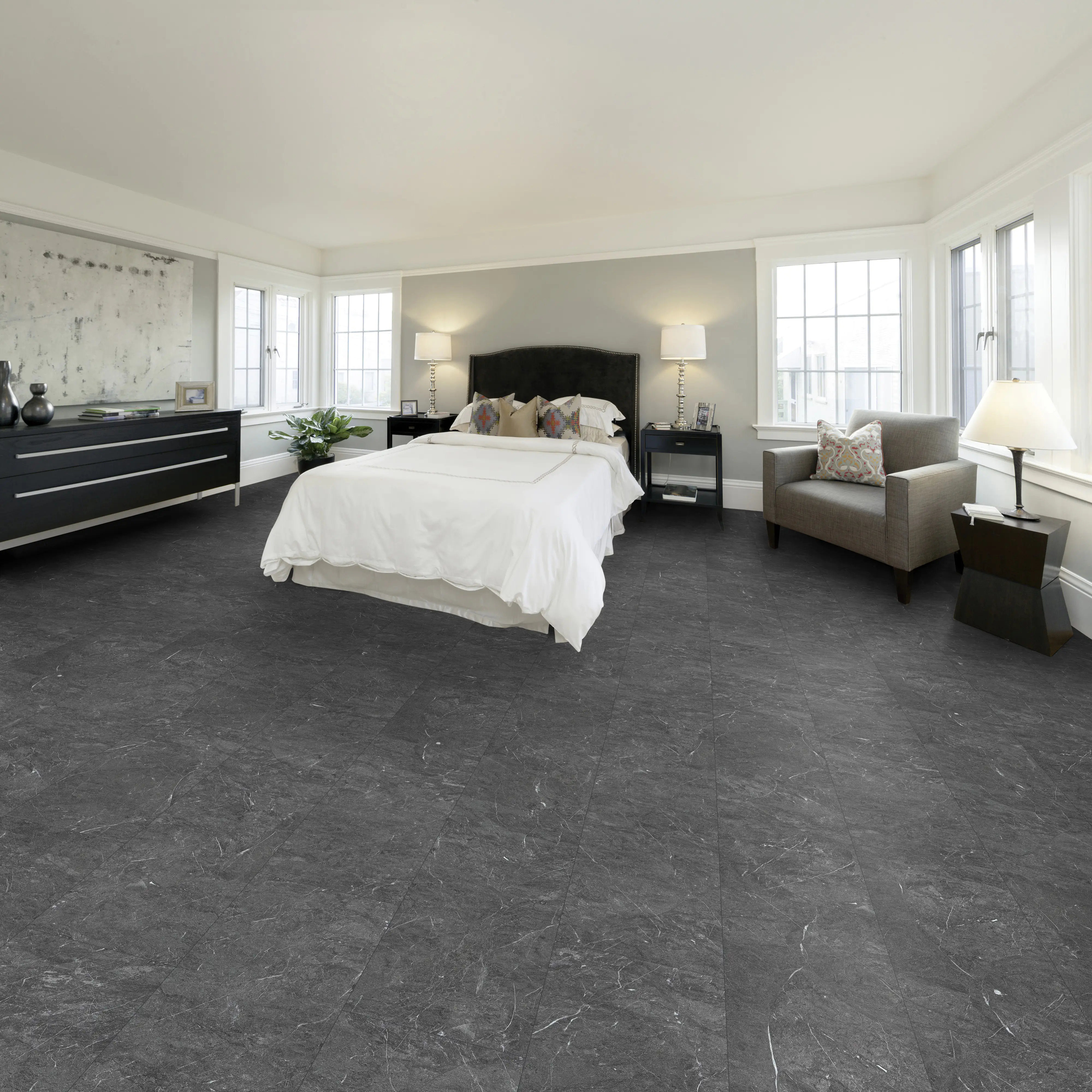 Classen Vinylboden Fliese Infinity dark 63,8 x 31 cm