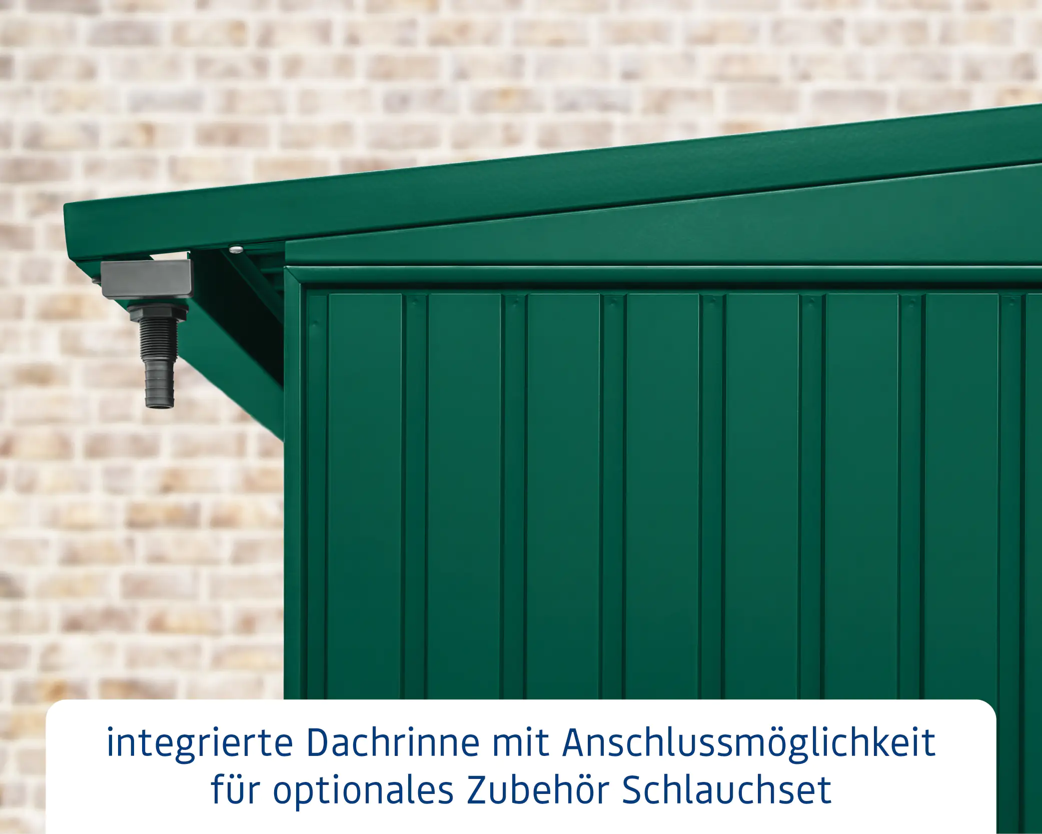 Ecostar Kaminholzregal Trend-V Typ 1, moosgrün, mit Verstrebung