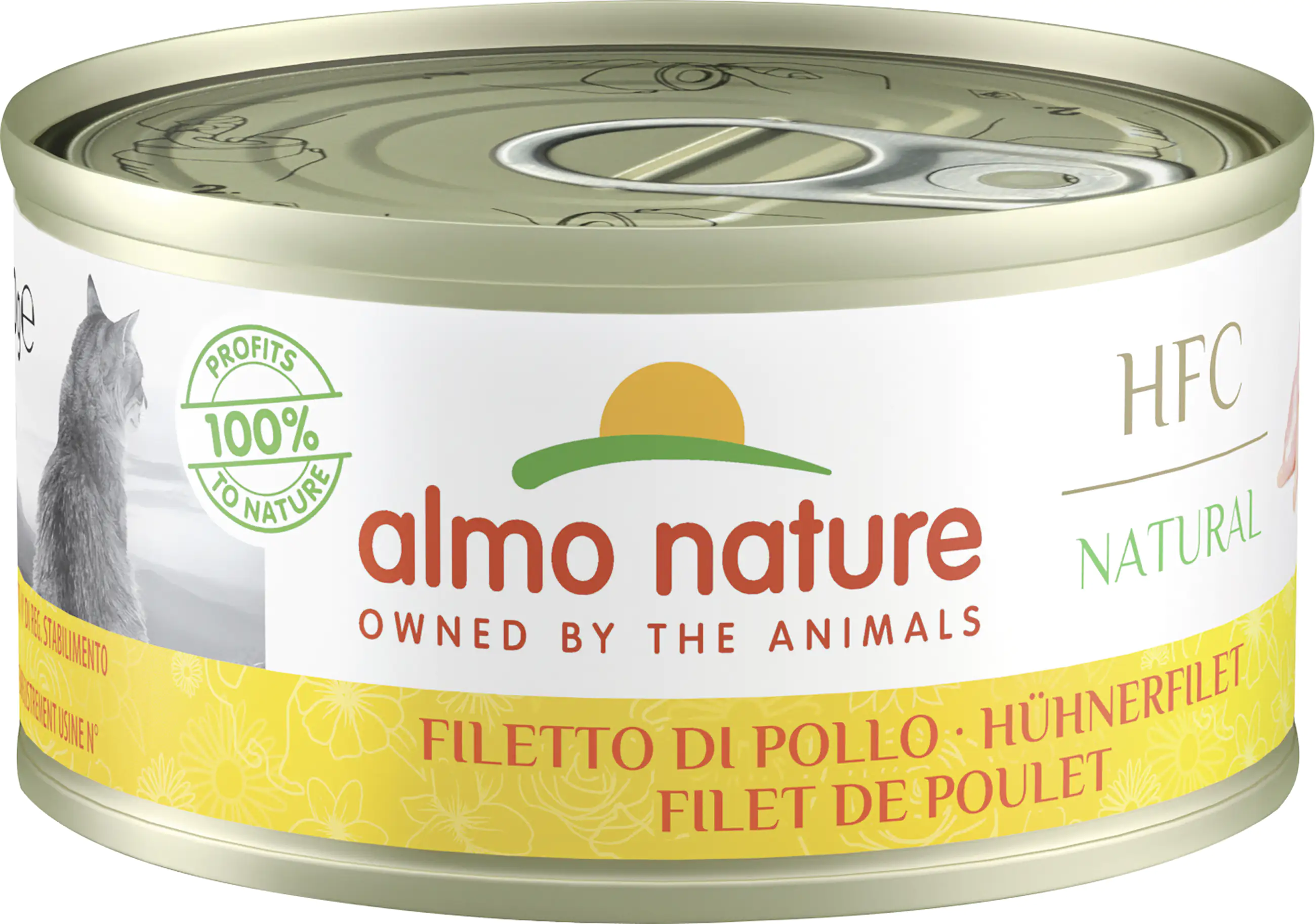 Almo Nature HFC Natural Katzennassfutter glutenfrei 70 g Hühnerfilet