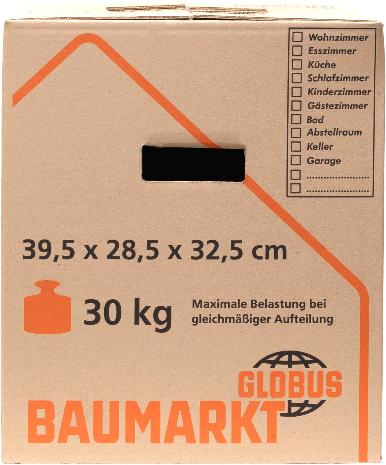 Globus Umzugskarton Basic S Innenmaß: 39,5 x 28,5 x 32,5 cm