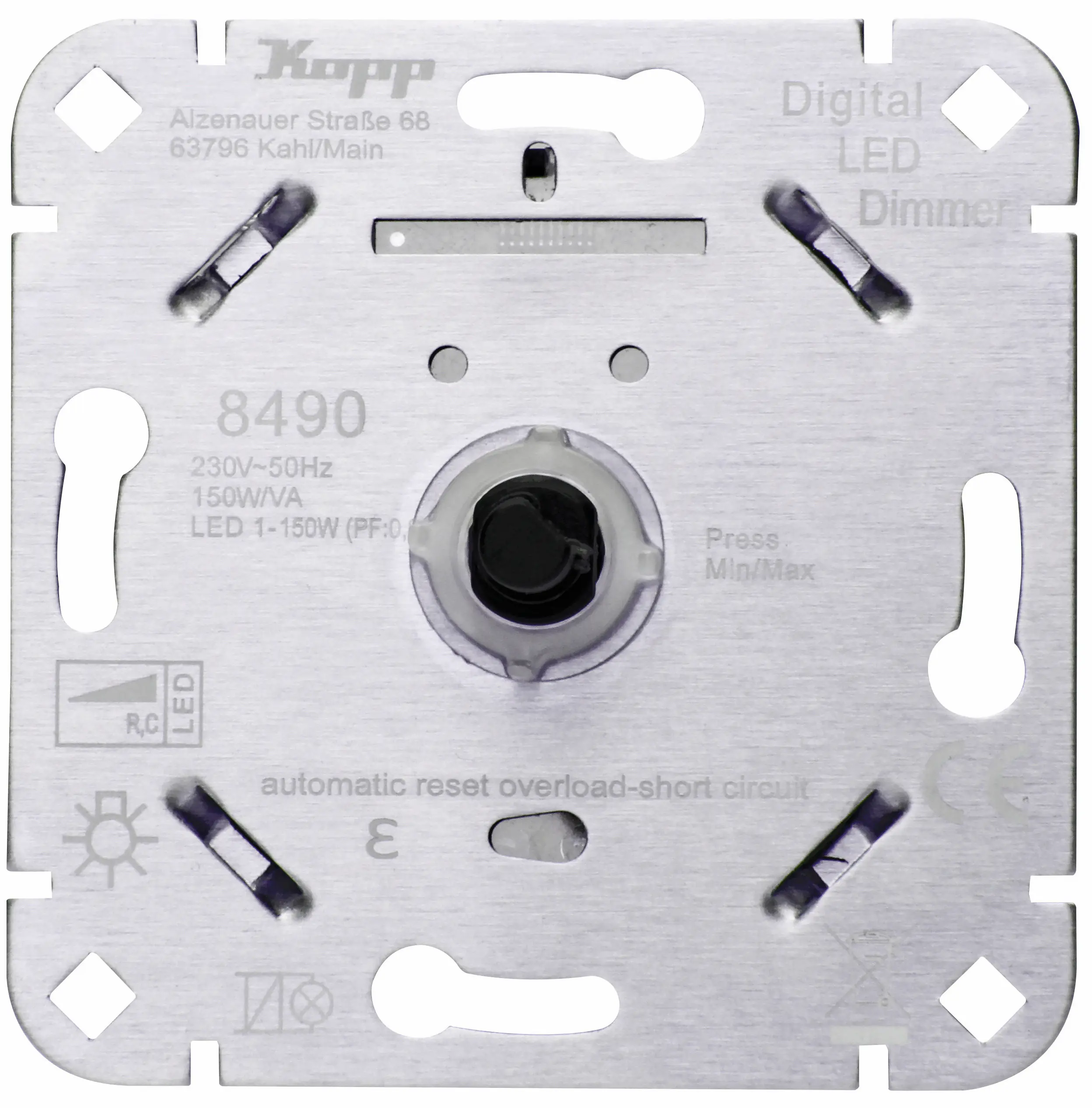 Kopp LED-Druck-Wechseldimmer 0-150 W 849000513