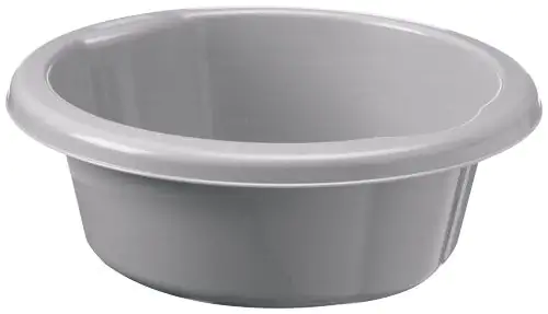 Sunware Schüssel Waterline 5 L silber 32,5 x 32,5 x 11,5 cm