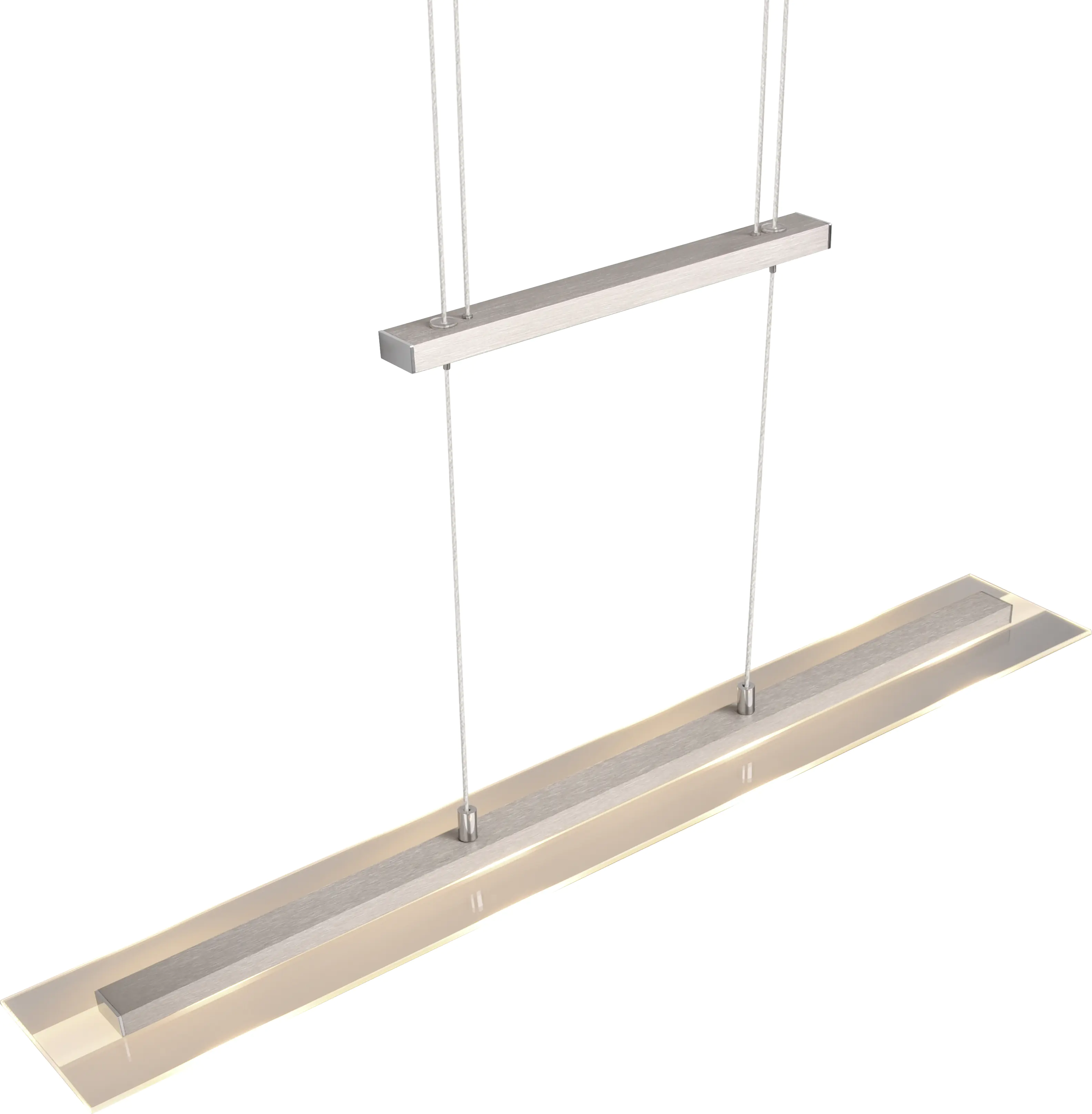 Trio Leuchten LED Pendelleuchte Milos 4x 5W nickel, Metall