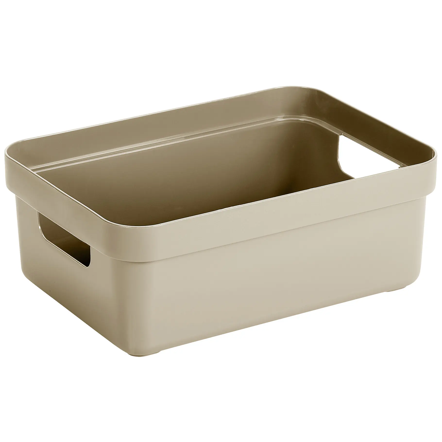 Sunware Aufbewahrungsbox Sigma Home mit Griffen 35 x 24,6 cm 9 L beige 3er Set
