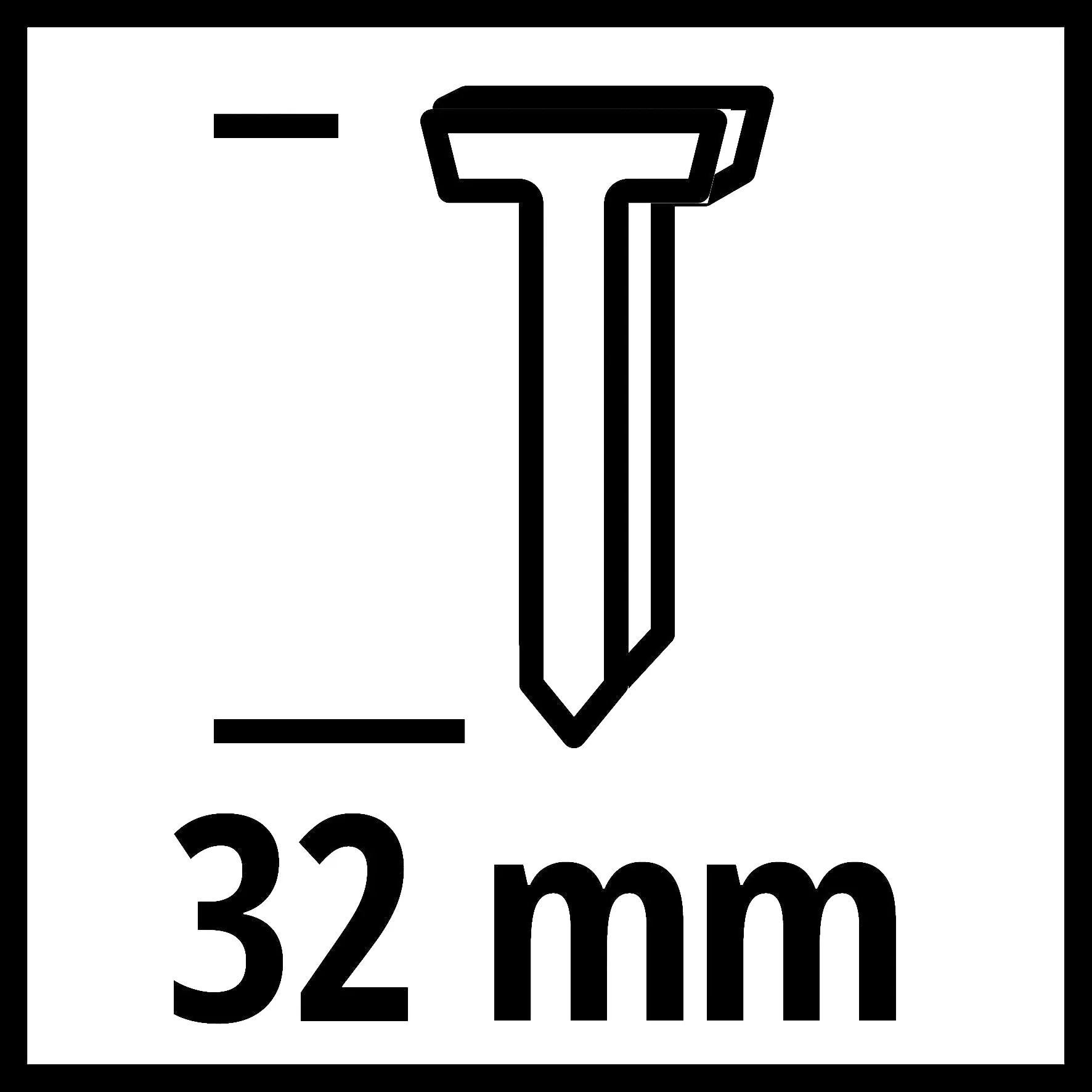 Einhell Tacker-Nägel 32 mm 300 Stück