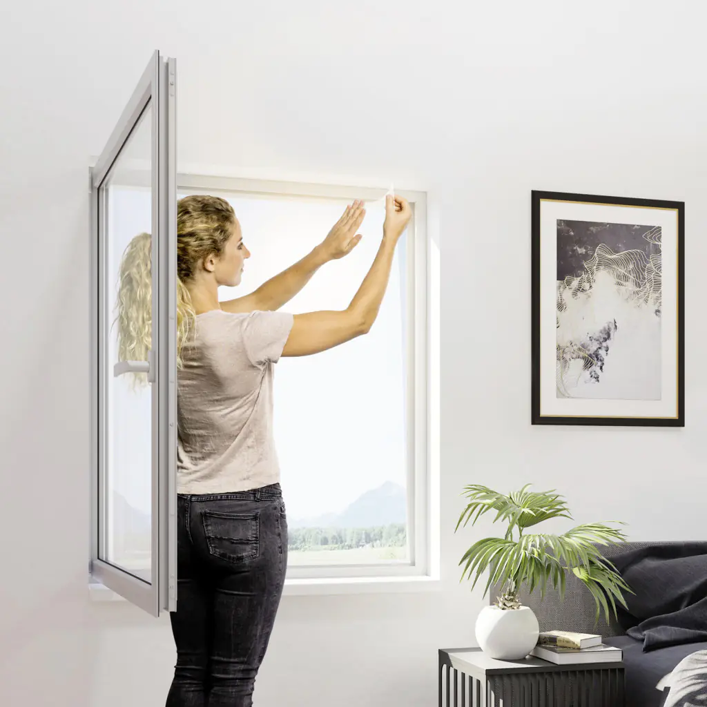 Primaster Fliegengitter 130 x 150 cm weiß kürzbar