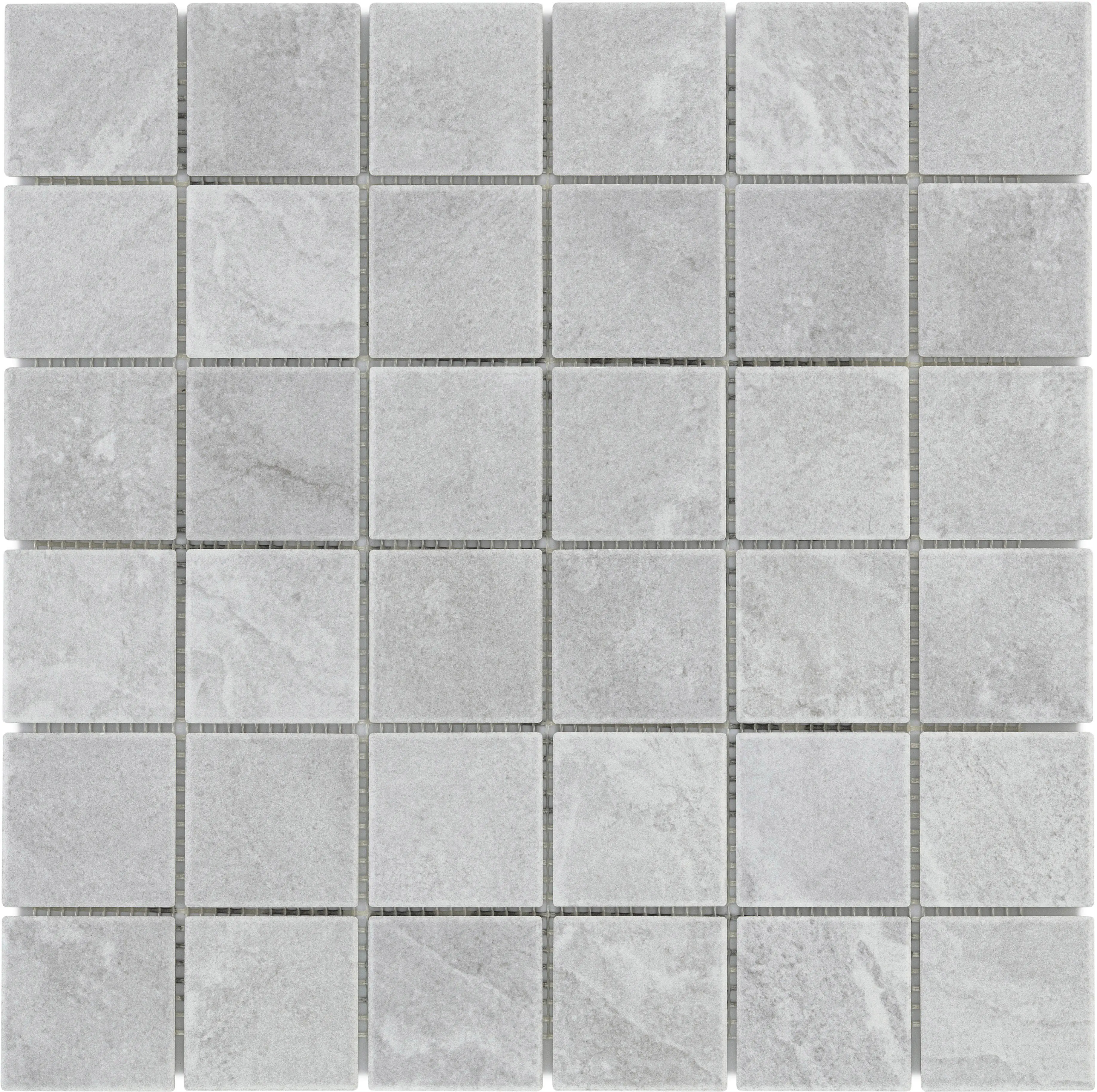 KNG Mosaikfliese rutschhemmend 29,7 x 29,7 cm steingrau