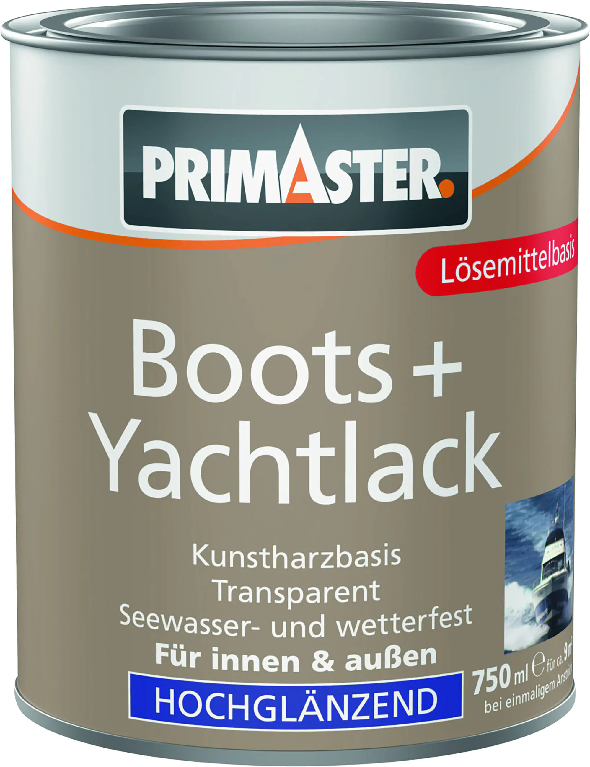 Primaster Boots + Yachtlack 750 ml farblos hochglänzend