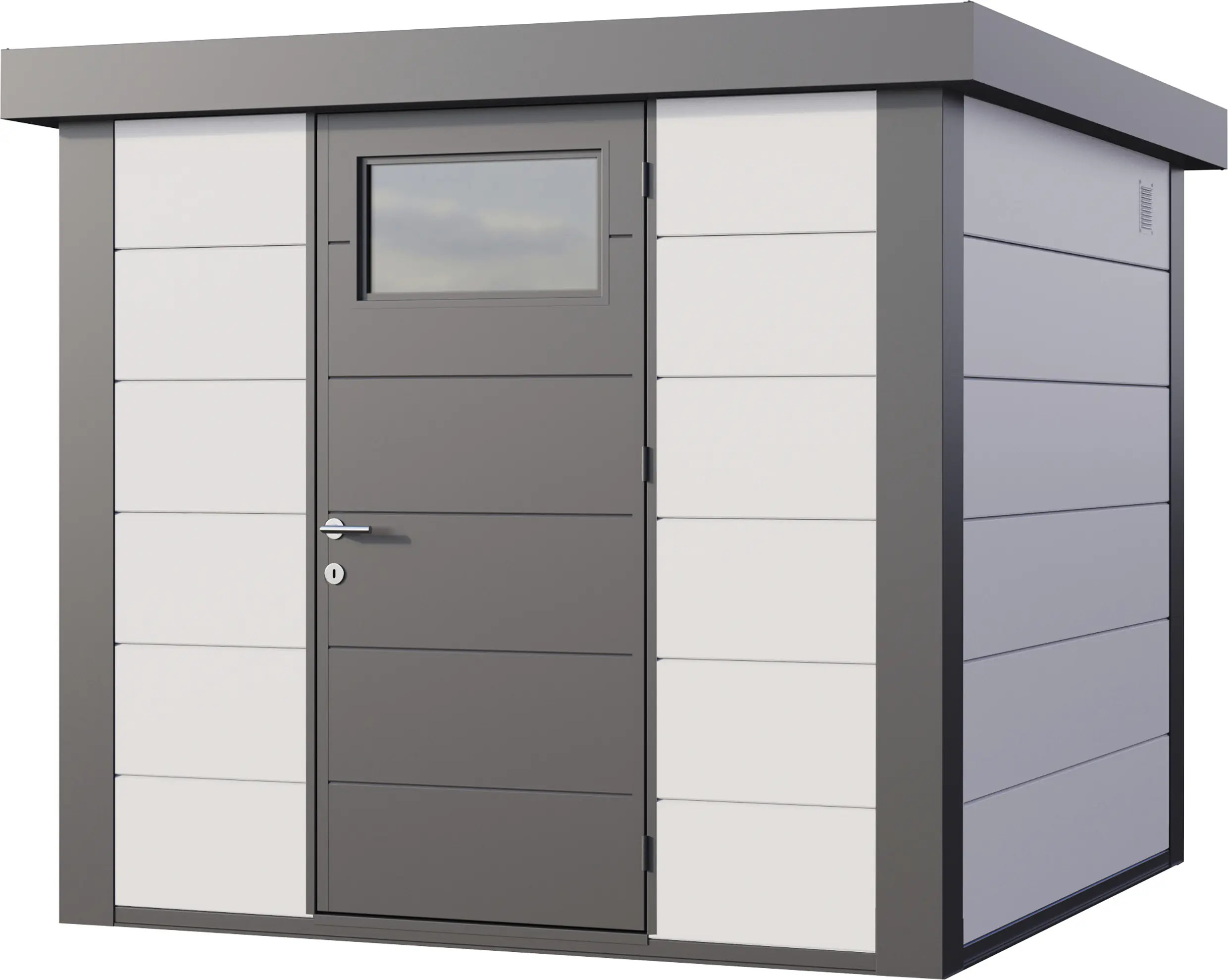 Telluria Gerätehaus Classico 2424 weiß 238 x 238 cm