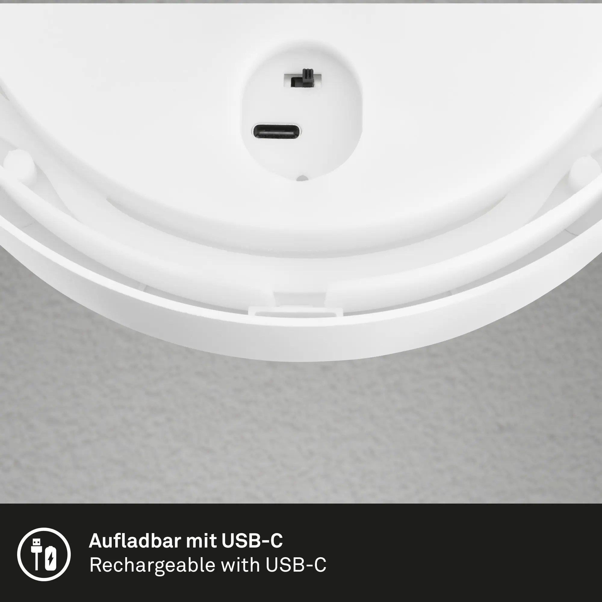 Briloner LED Außenwandleuchte Puni Akku 4W weiß Touch-Dimmer warmweiß