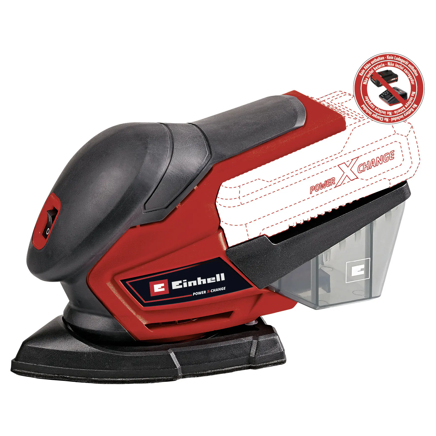 Einhell Akku-Multischleifer TE-OS 18/150 Li Solo 18 V