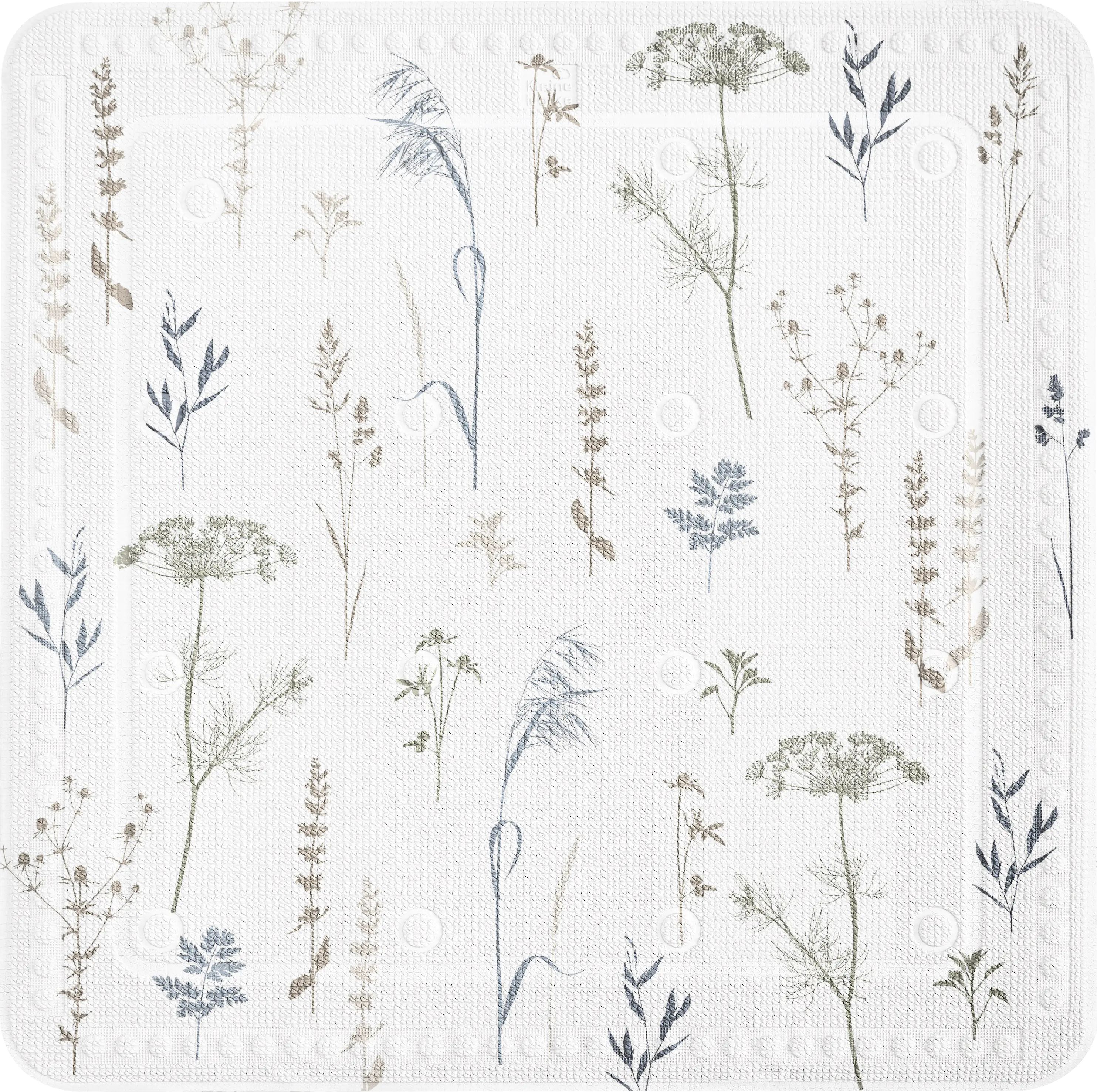 Kleine Wolke Wanneneinlage Savannah multicolor PVC 55 x 55 cm