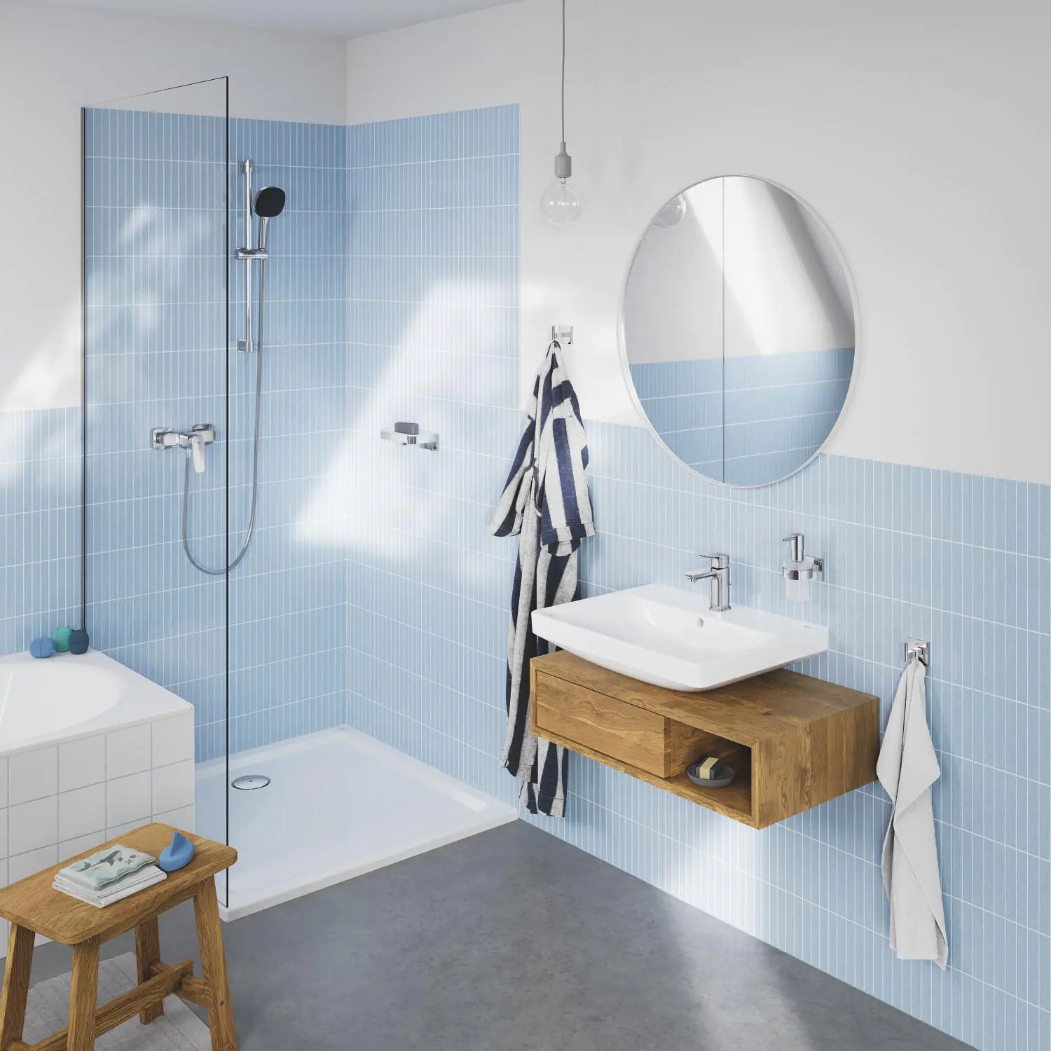 Grohe Quickfix Waschtischarmatur Dice S verchromt