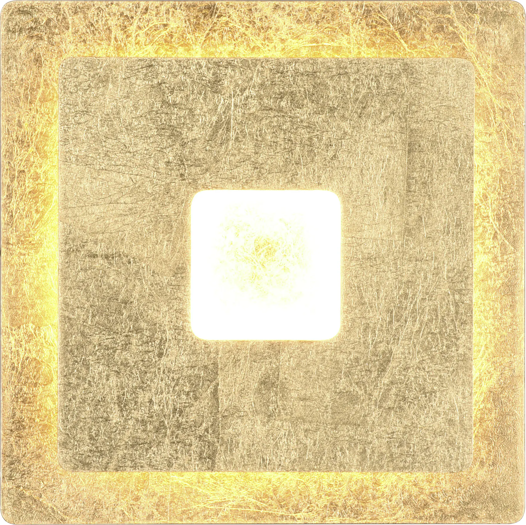 Trio Leuchten LED Wandleuchte Leano 6W, warmweiß goldfarbig Metall