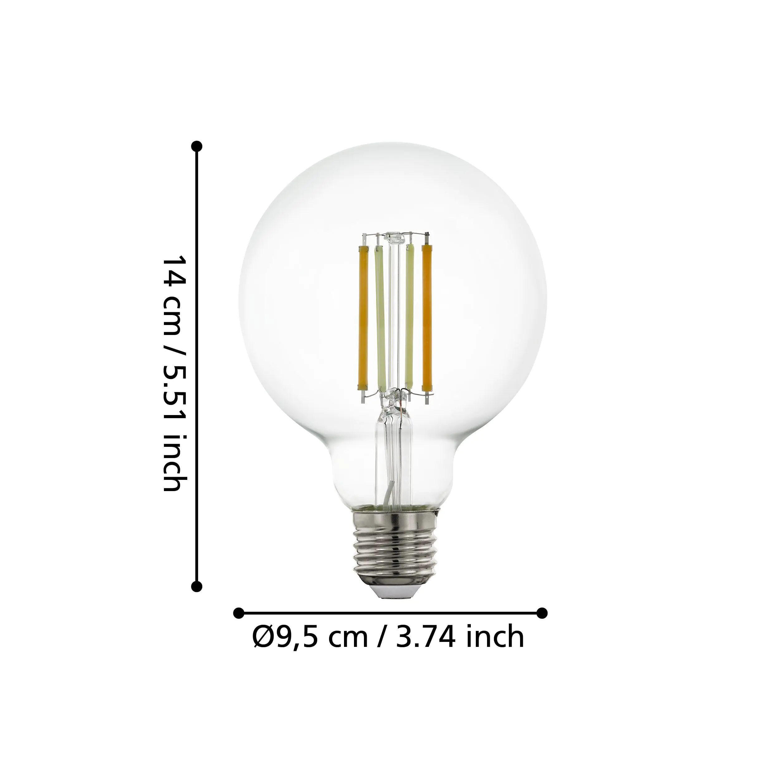 Eglo Connect LED Leuchtmittel-Z G95 Globeform E27-6W Smart Home connect.Z