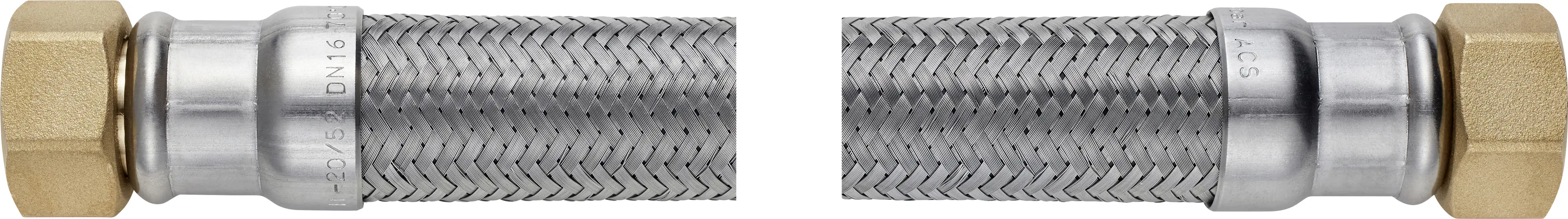 Techline NT Panzerschlauch IG 1/2" x IG 1/2", DN16, 100 cm