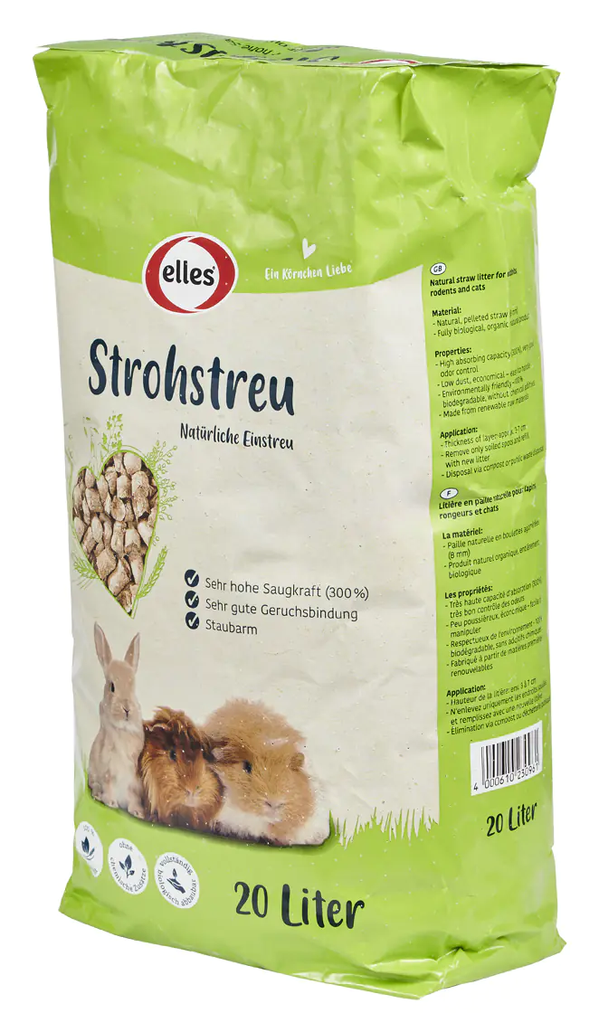 elles Strohstreu 8 mm 20 l