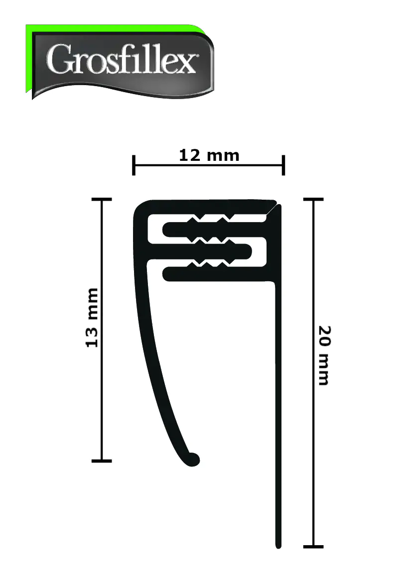 Kunststoff Abschlussprofil weiß klippbar 260 cm
