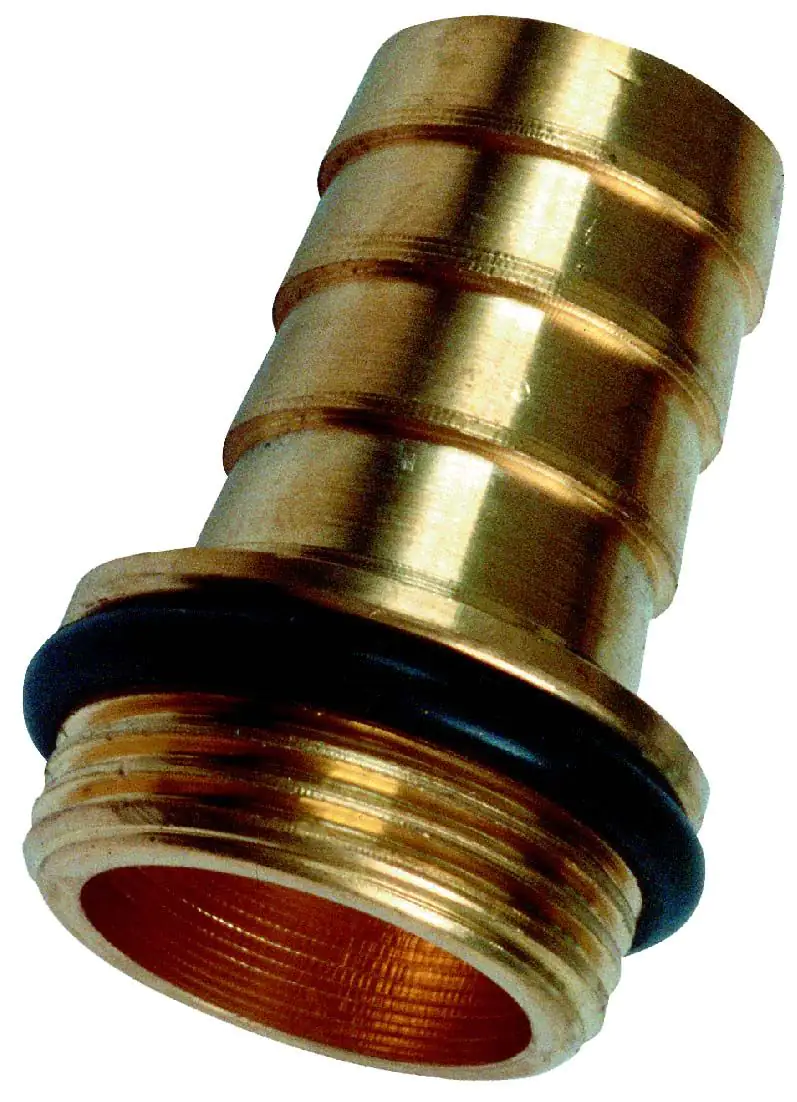 Meister Cornat Schlauchtülle Messing, AG 1 1/2" für 1 1/2" Wasserschläuche