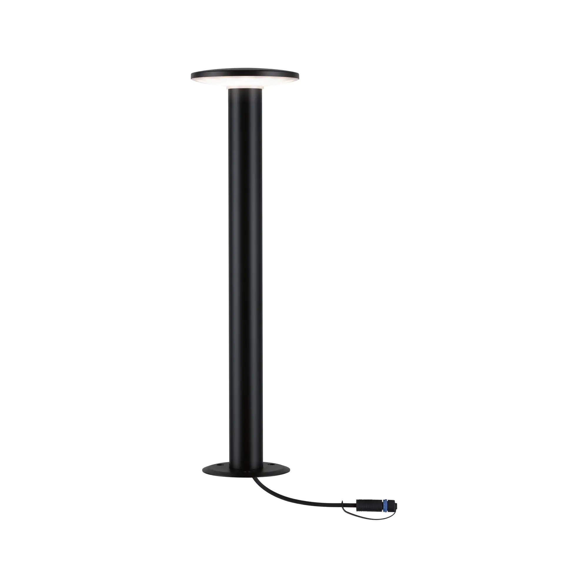 Paulmann Plug & Shine Poller Plate Outdoor anthrazit 60 cm warmweiß