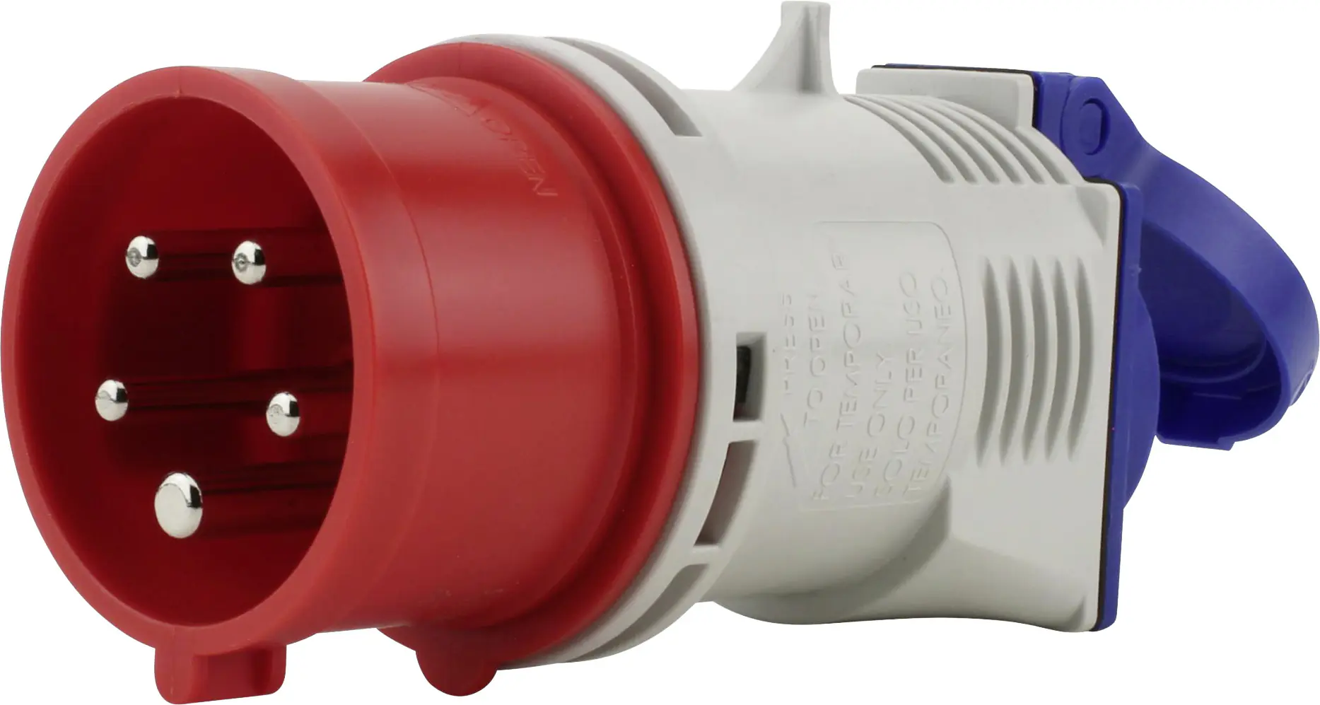 PCE CEE-Adapter 1xSchutzkontakt 1xCEE 16A