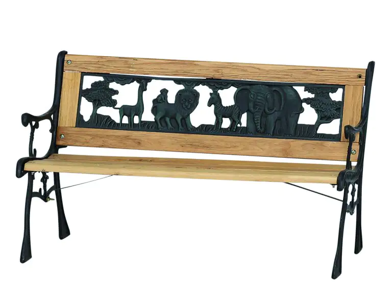 Siena Garden Kindergussbank Zoo-Park 41 x 84 x 52,5 cm
