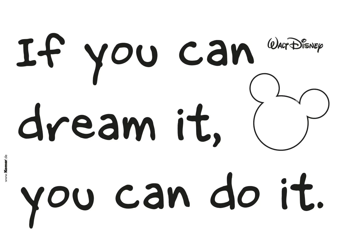 Komar Decosticker You can do it 70 x 50 cm