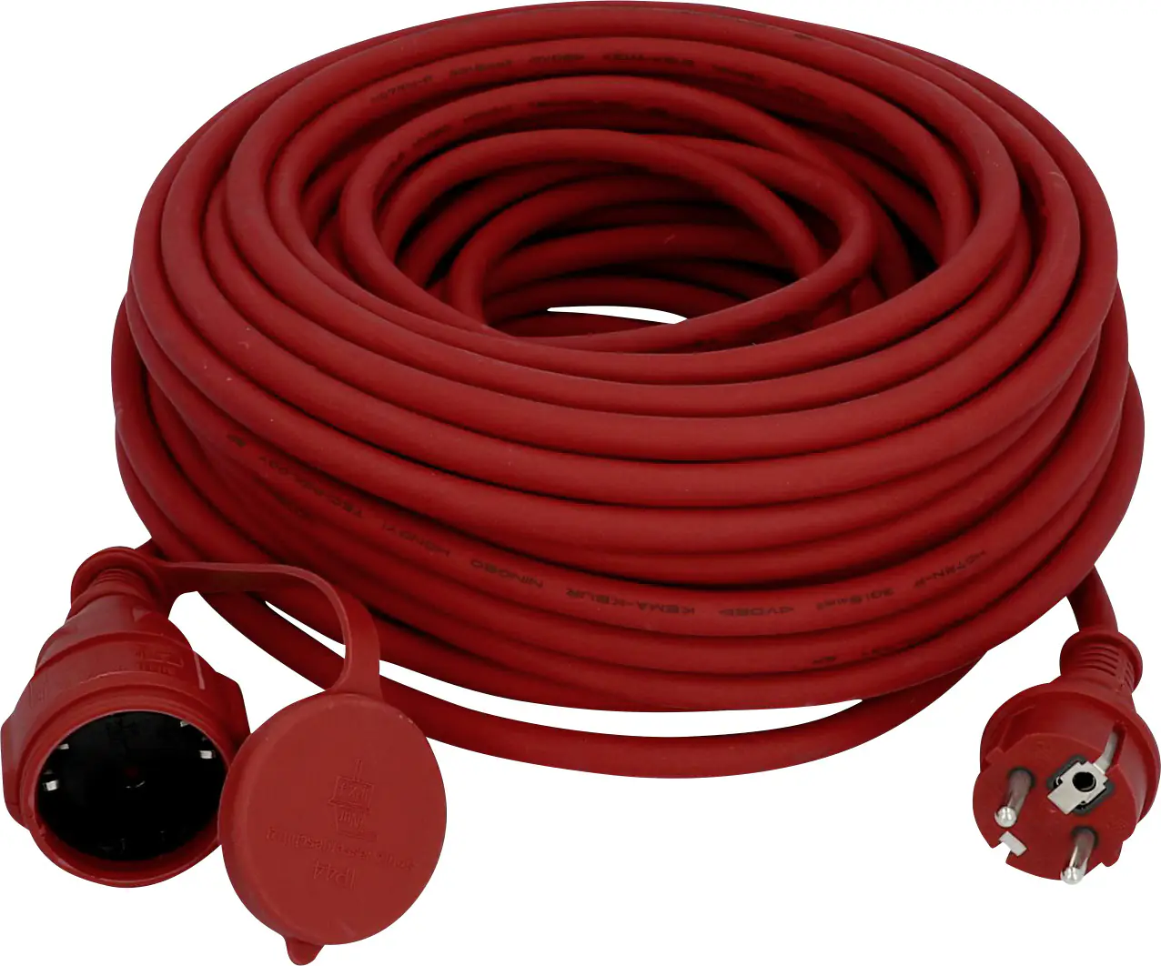 Gummi-Verlängerung Ho7RN-F3G1,5 mm², 25m, rot