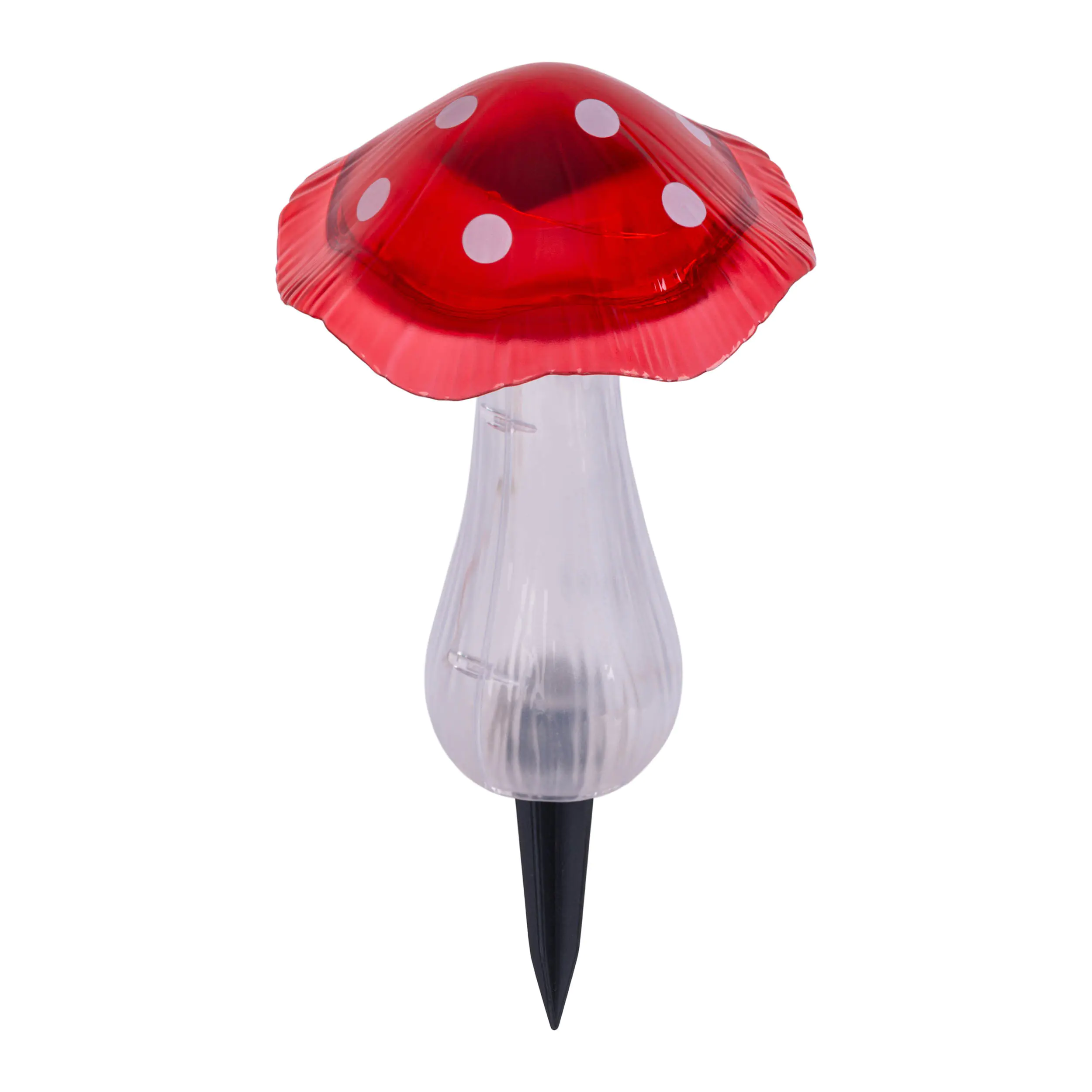 Light & More LED Solarleuchte Pilz rot