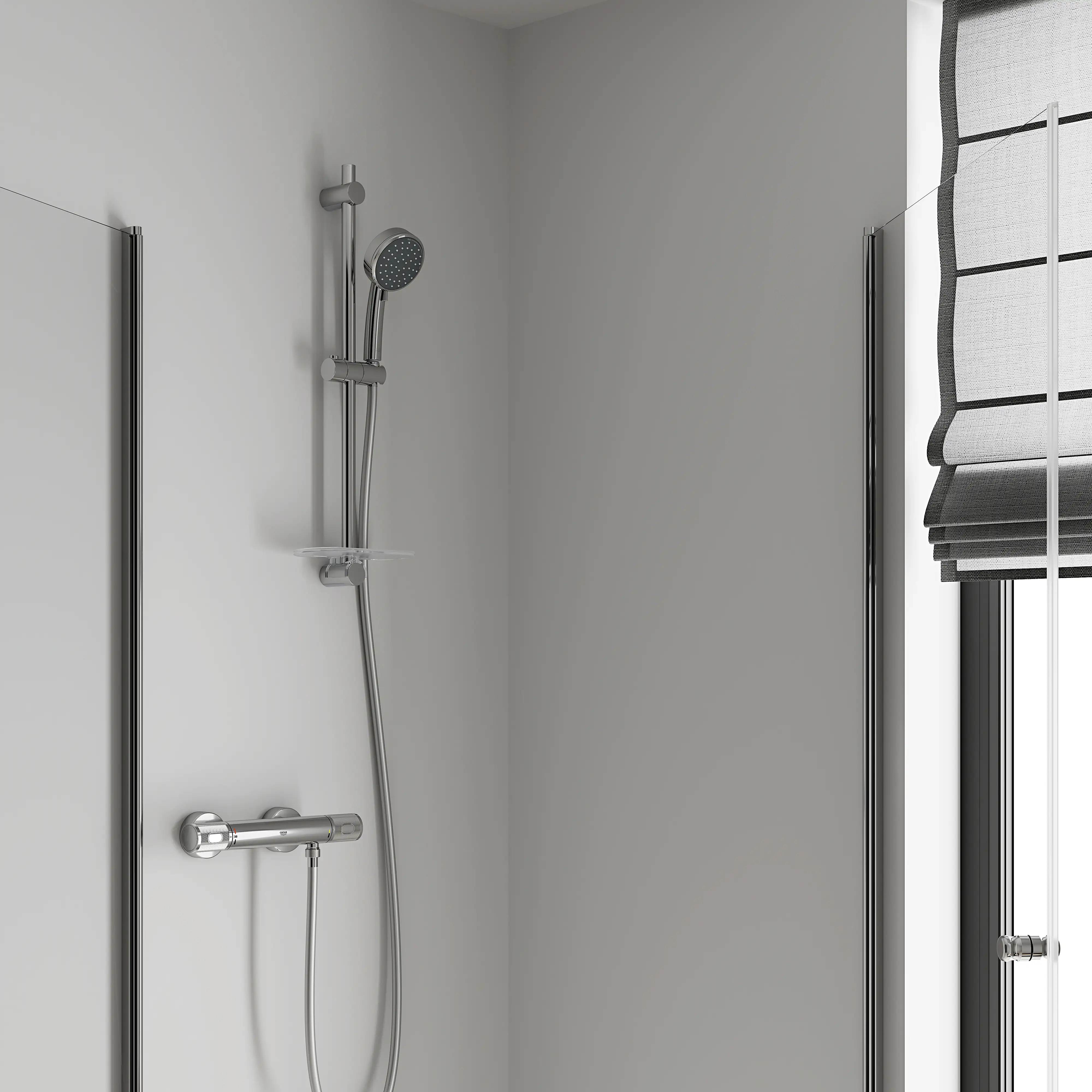 Grohe Precision Feel Thermostat-Brausebatterie chrom DN 15