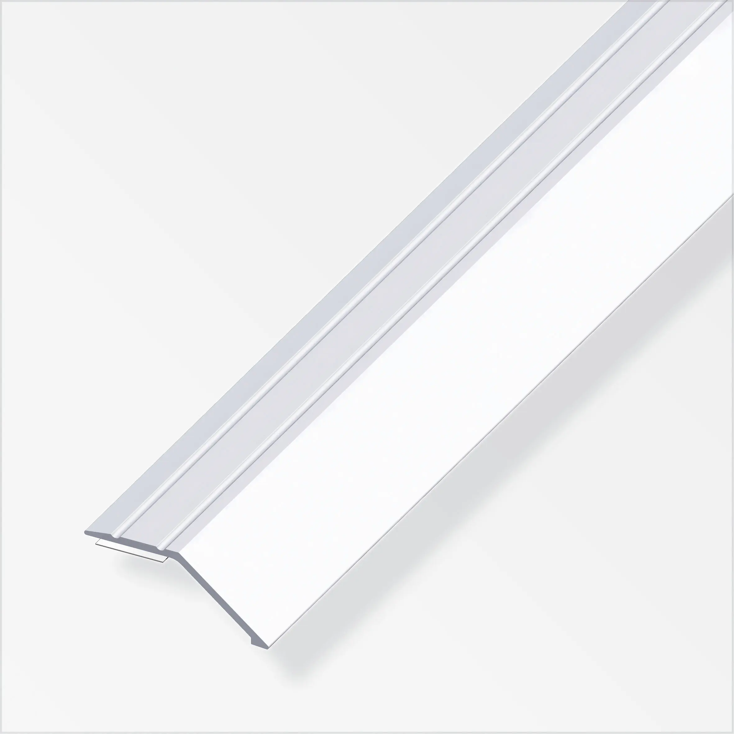 alfer Niveauausgleichs-Profil 1 m, 37 x 10 mm Aluminium eloxiert silber