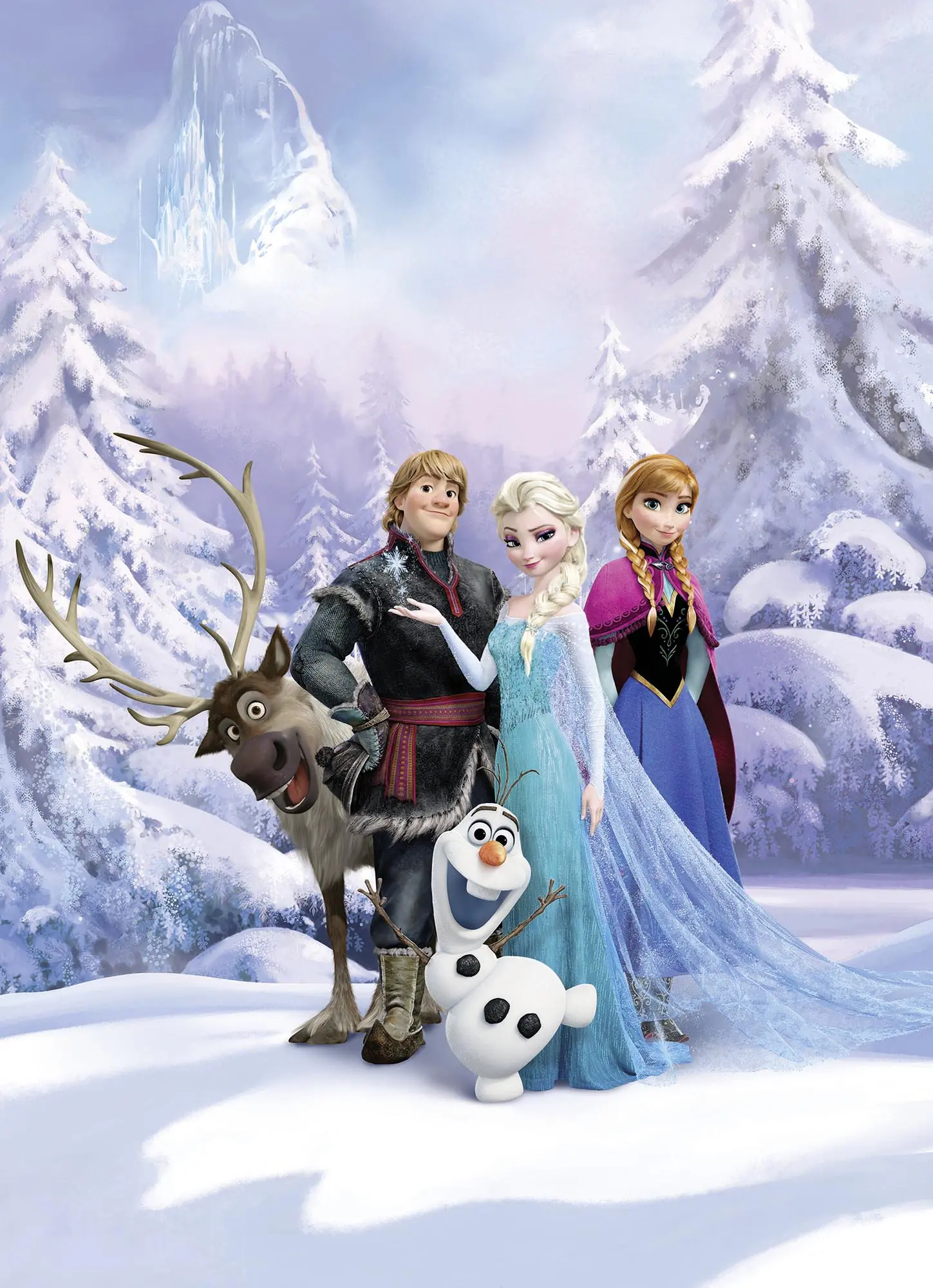 Komar Fototapete Frozen Winter Land 254 x 184 cm 
