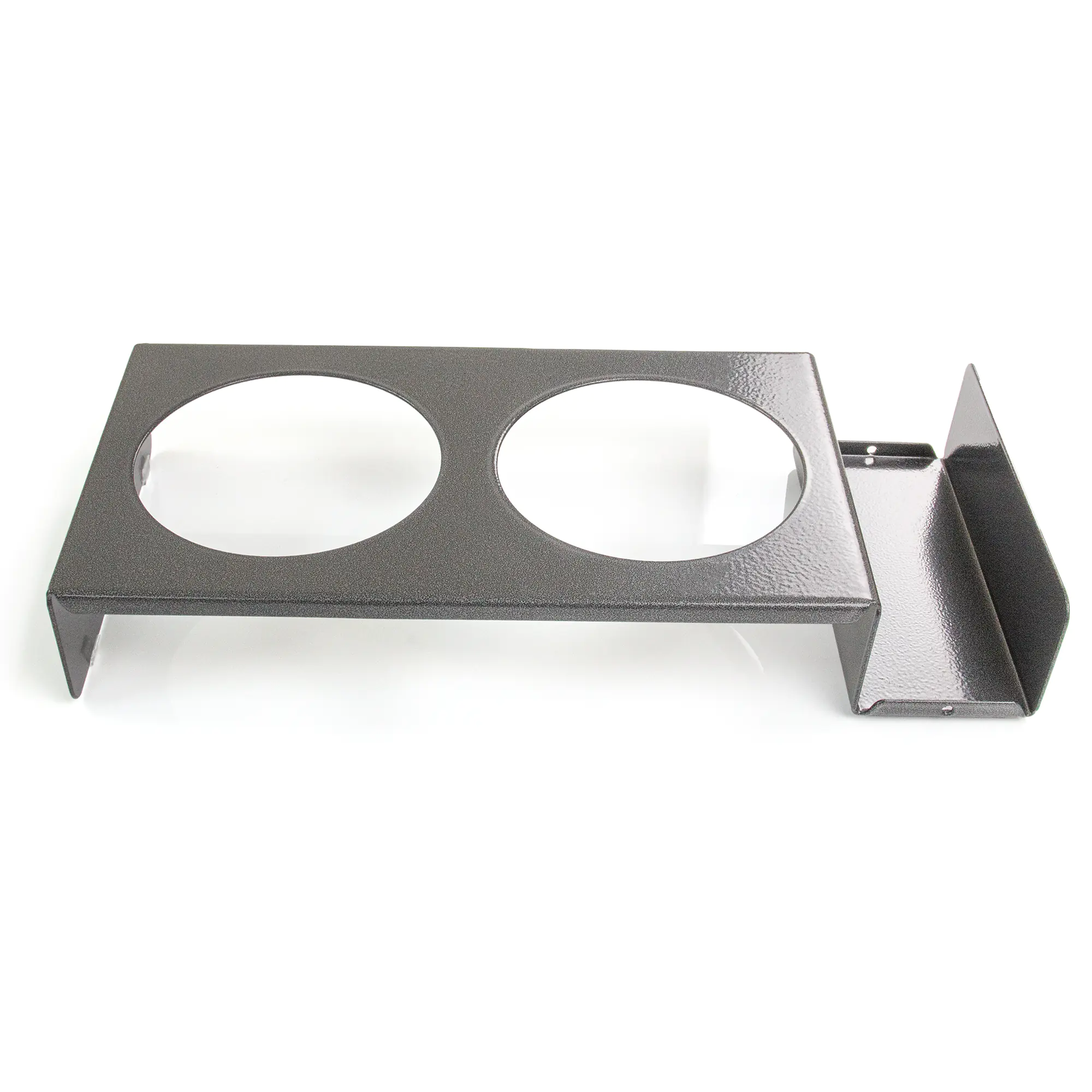 CanadianCat Industrial Foodbar "Cat Diner" - Futterstation aus Metall mit drei Keramikschalen 