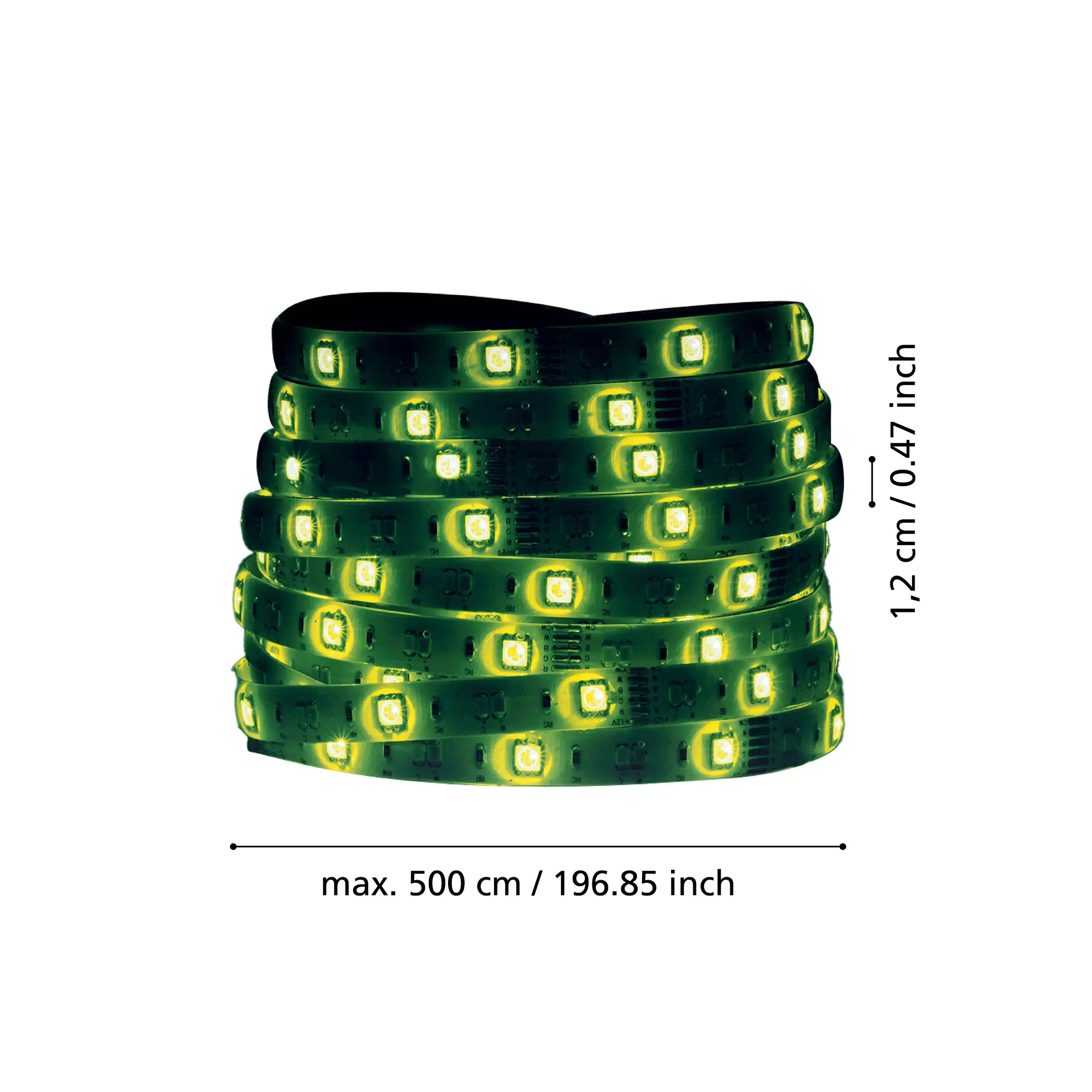 Eglo Connect LED Stripe-Z weiß 5 m RGBW dimmbar, Smart Home