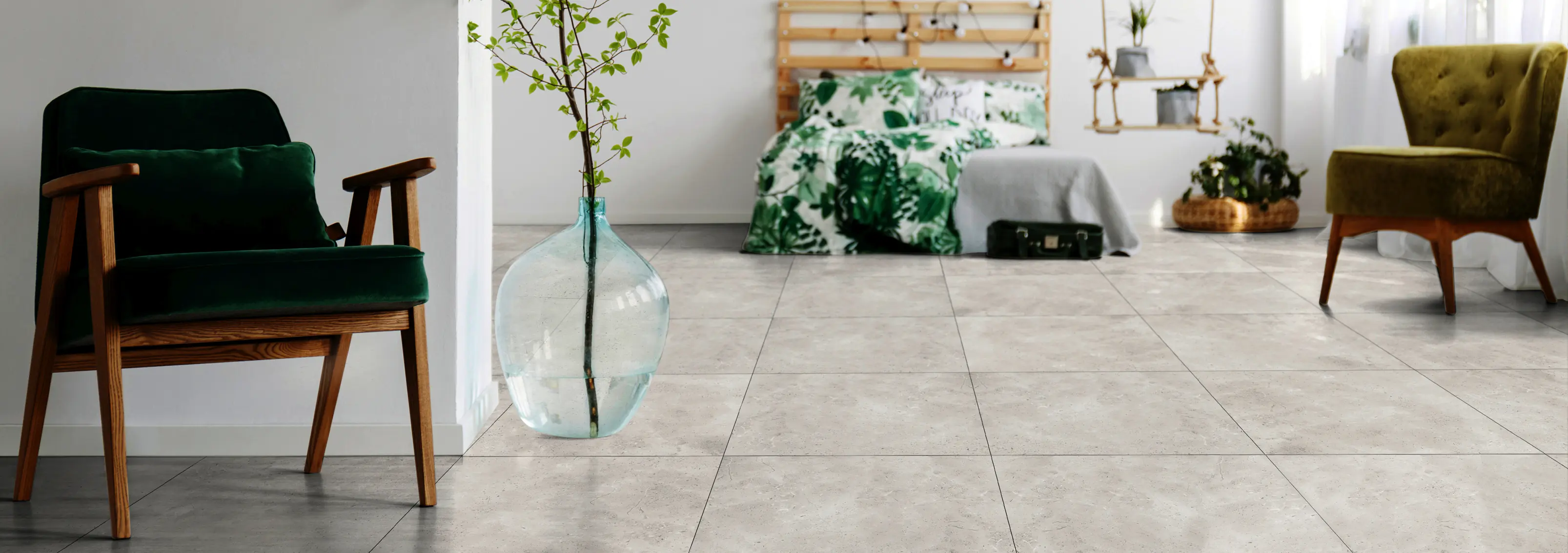 Bodenfliese Feinsteinzeug Ciana 60 x 60 cm grey
