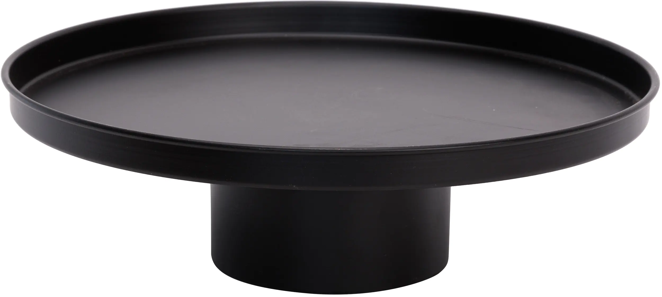 TrendLine Deko Eisen Tablett Ø 31 cm schwarz