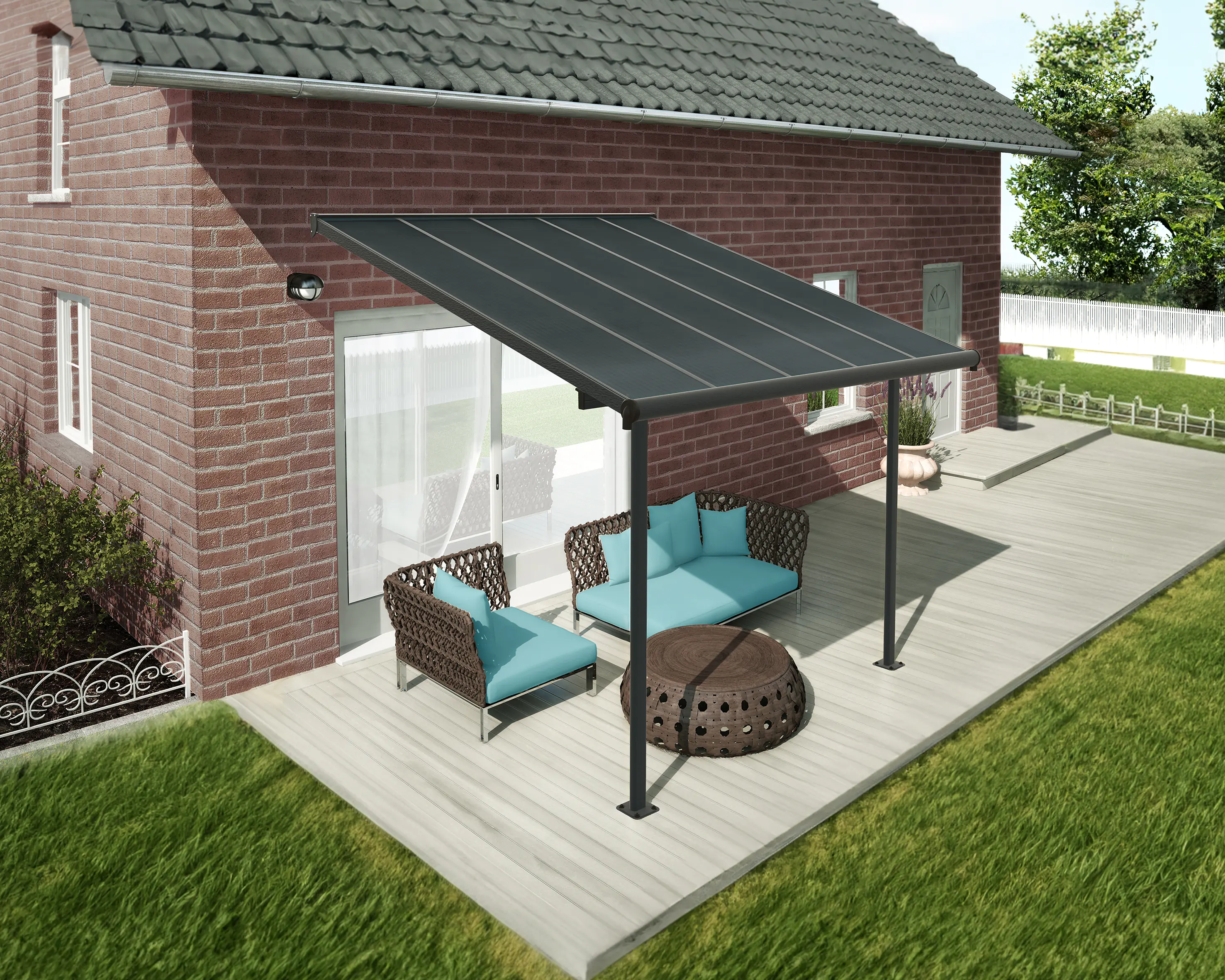 Canopia Terrassenüberdachung Capri 3x3.05