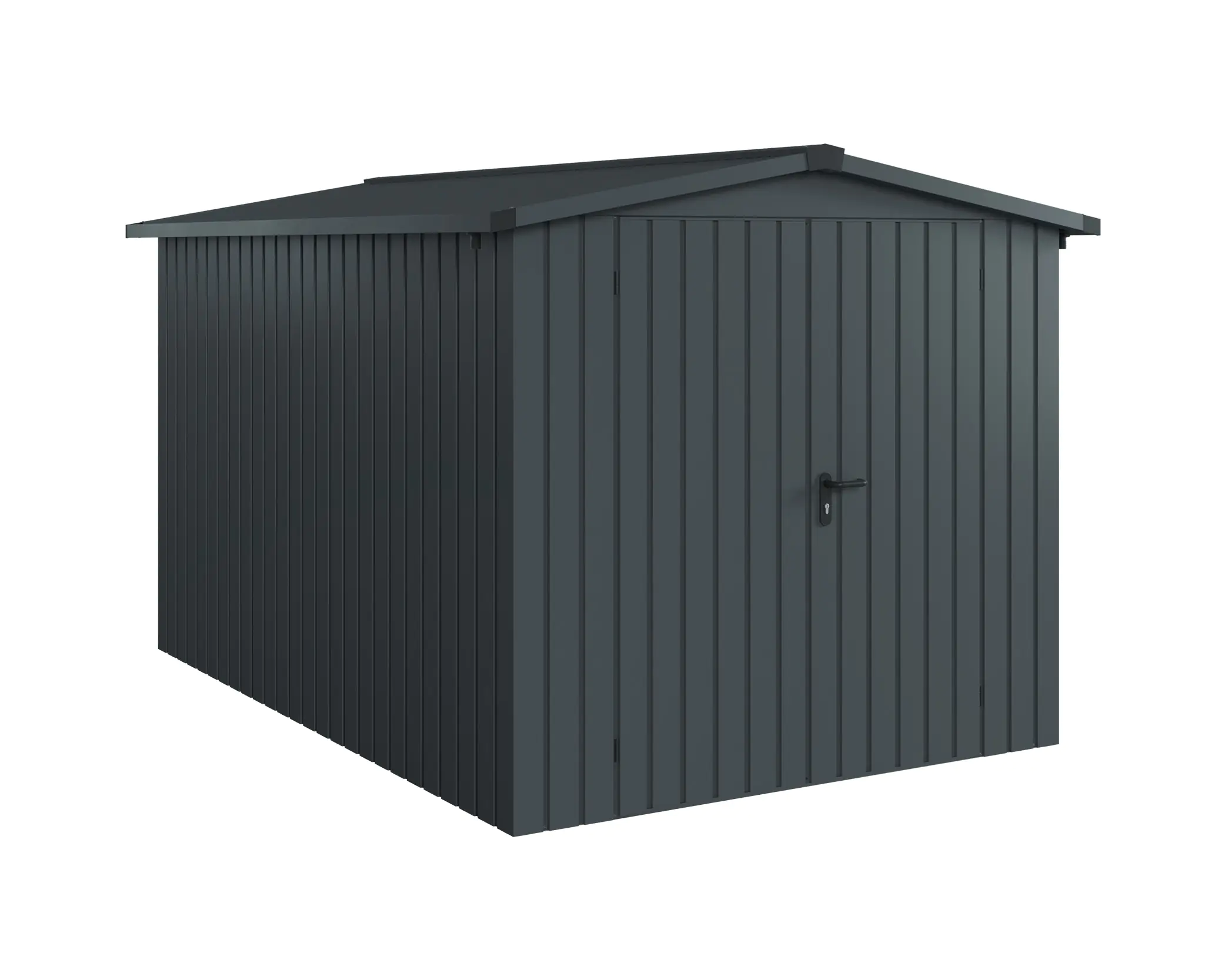 EcoStar Metallgerätehaus Euroline ESD7 anthrazit 214 x 310 cm 2-flg.