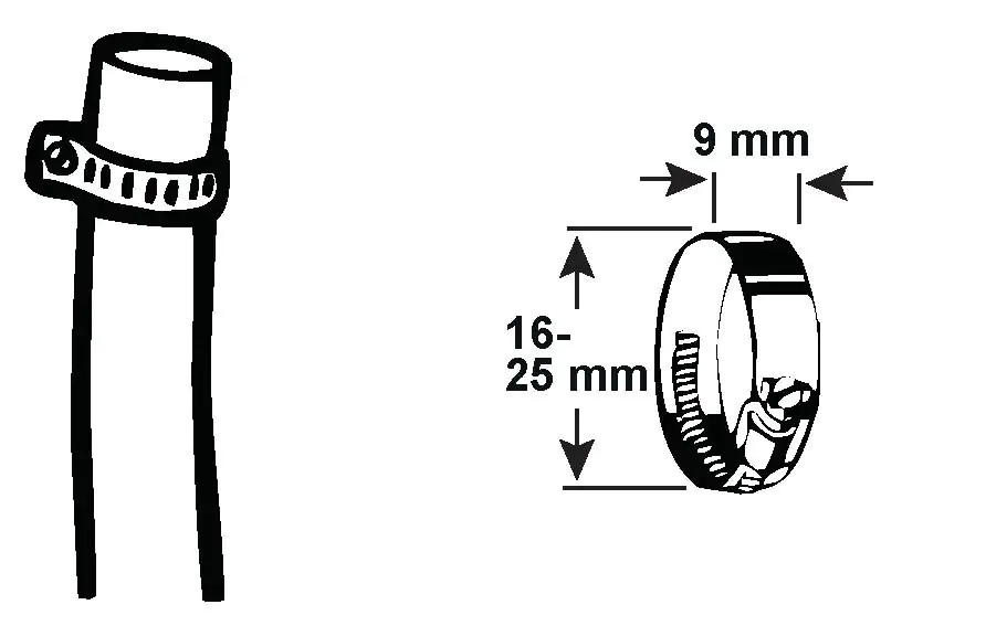 Cornat Schlauchschelle 16 - 25 mm (3/4")