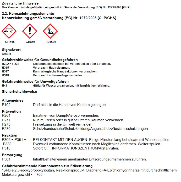 Creativ Epoxy Gießharz Resin 20  - 850 g