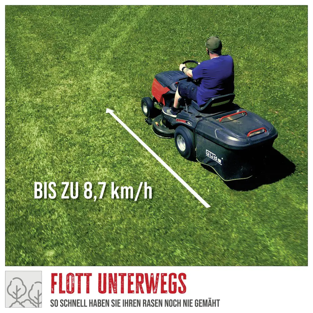 Güde Benzin-Rasentraktor GAR 960 T 8,2 kW 96 cm Schnittbreite