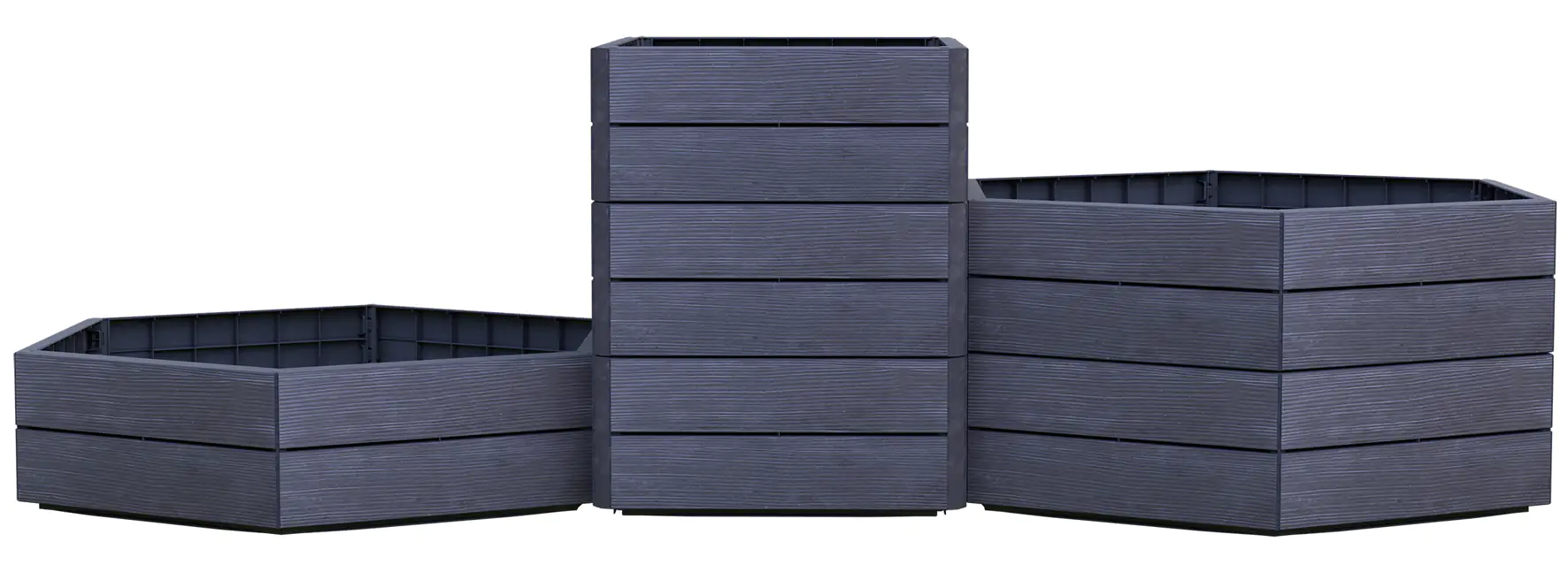 Garantia Hochbeet Ergo Vario 3, wood, Flora Wassersystem