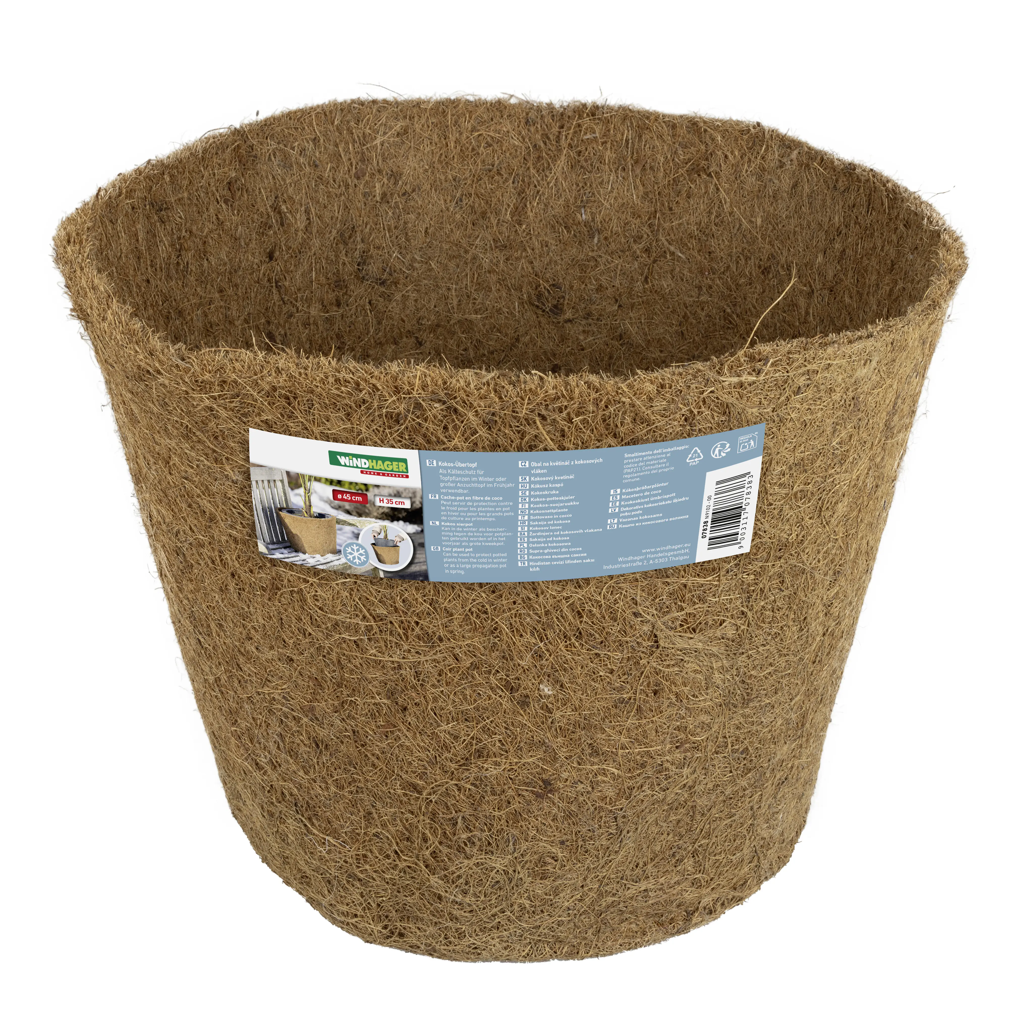 Windhager Übertopf Kokos Ø 35 x 45 cm natur