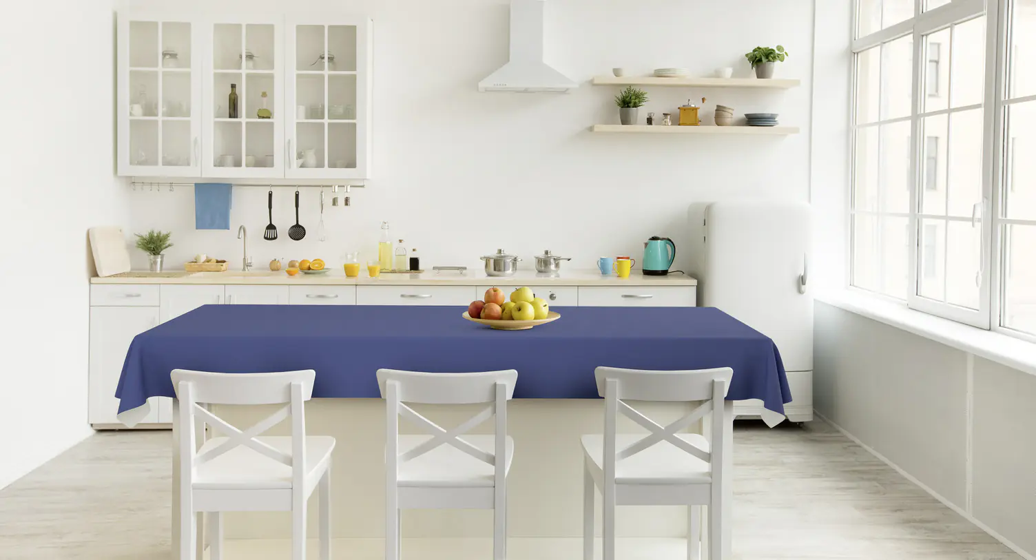 d-c-fix Tischdecke Deep Blue 150 x 220 cm