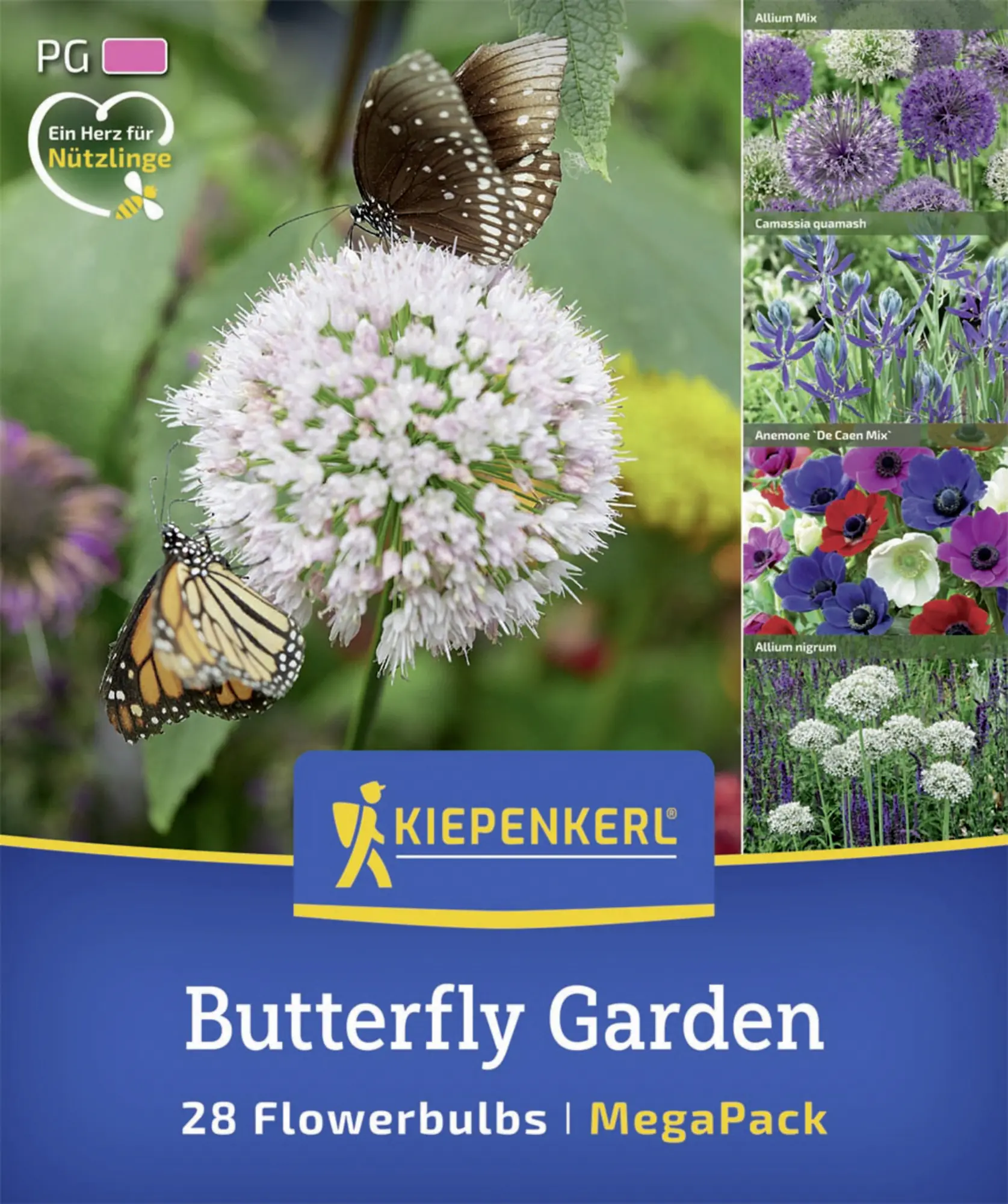Kiepenkerl Herbstblumenzwiebelmischung Mega-Pack Butterfly Garden 28 Stück