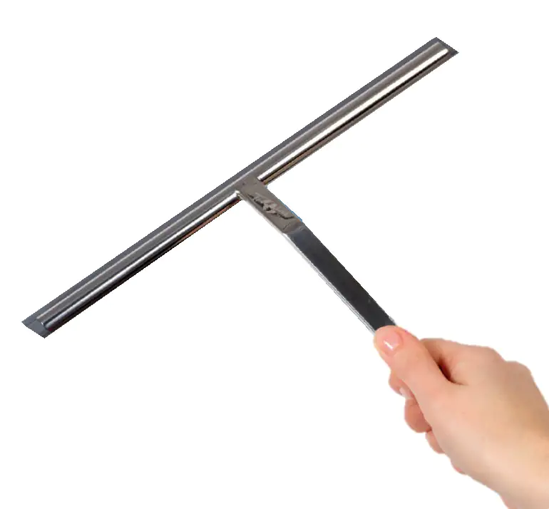 TrendLine Duschabzieher Edelstahl 26 cm eckiger Griff