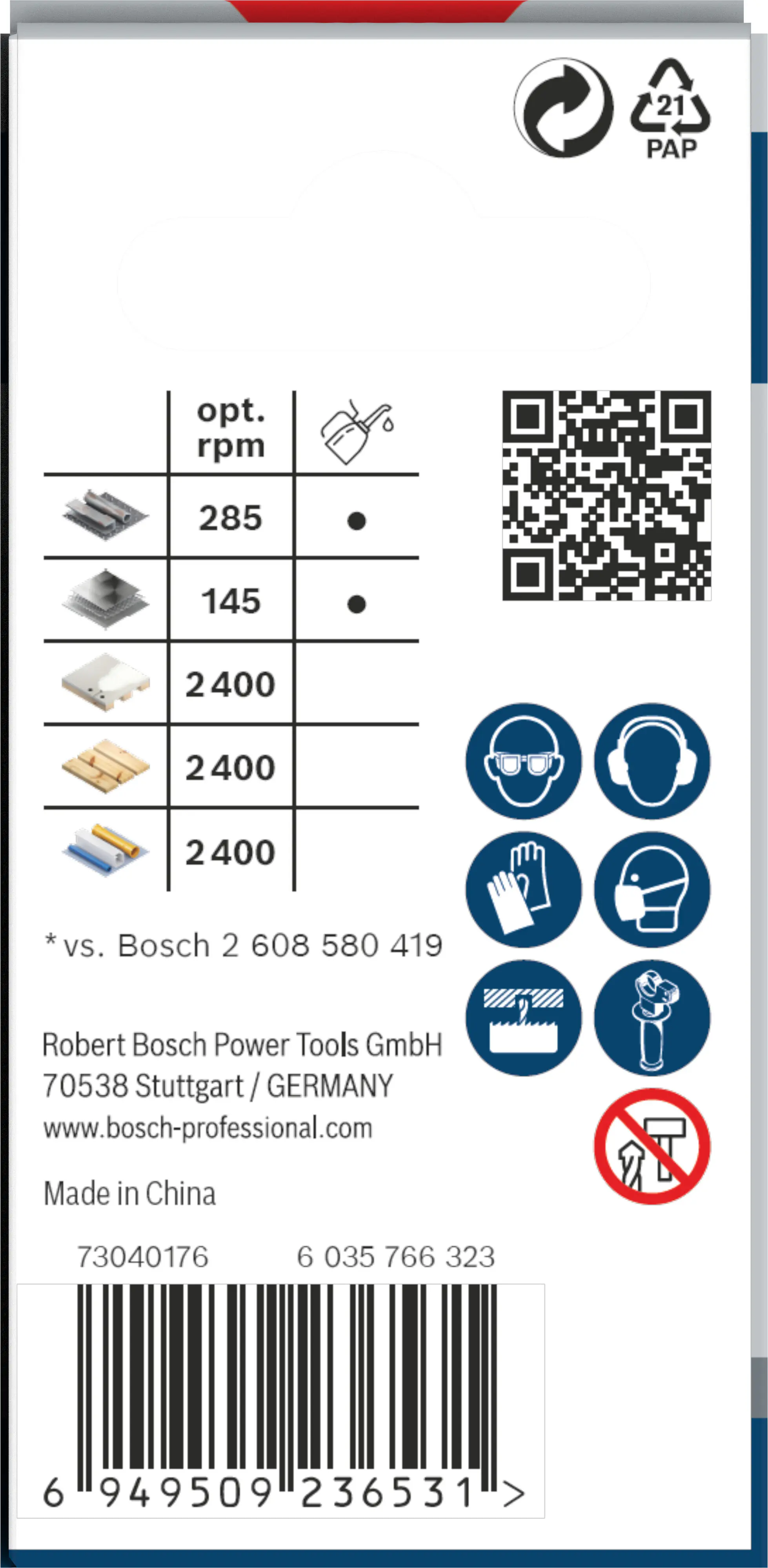 Bosch PRO Multi Material Lochsäge 30 mm mit Gewinde