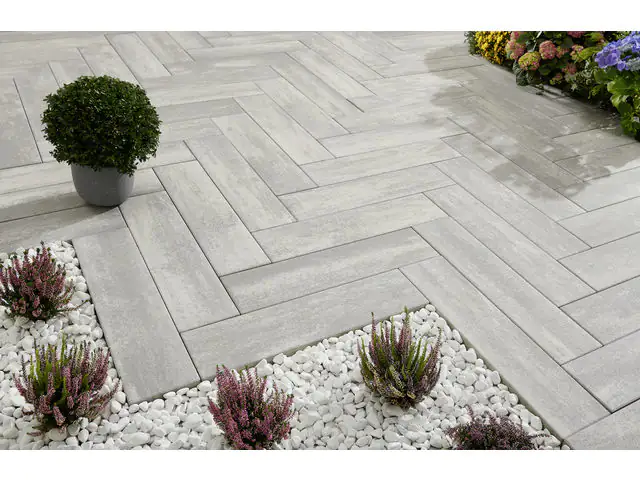 Kann Terrassenplatte Rayon 80 x 20 x 7,5 cm grau-alpin