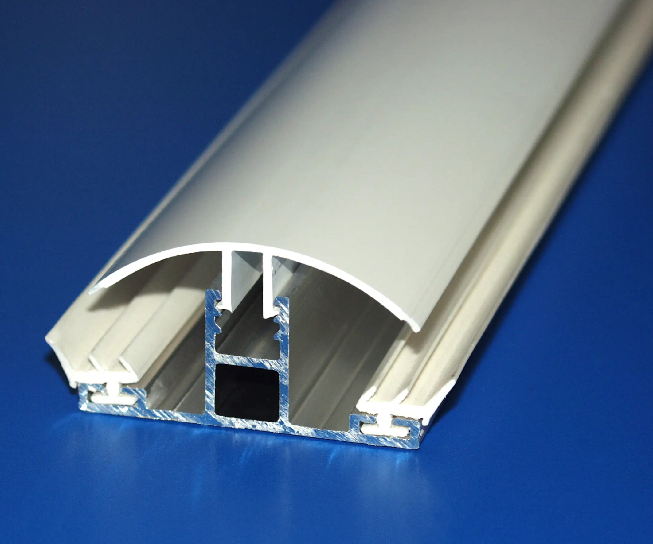 Gutta PVC Klemm-Verbindungsprofil 3000 mm weiß für 10, 16 mm Hohlkammerplatte